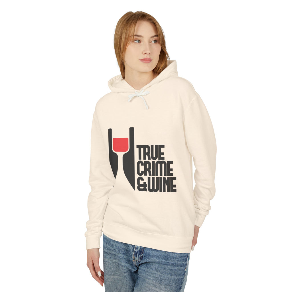 True Crime & Wine Unisex Lightweight Hooded Sweatshirt