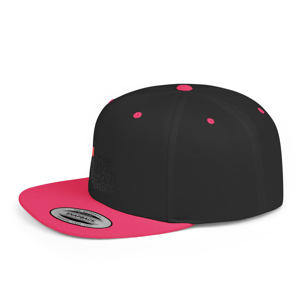 True Crime Enthusiast Flat Bill Snapback Cap - Trendy Hat for Fans, Gift for Him/Her, Casual Wear, Festival Accessory, Cool Streetwear