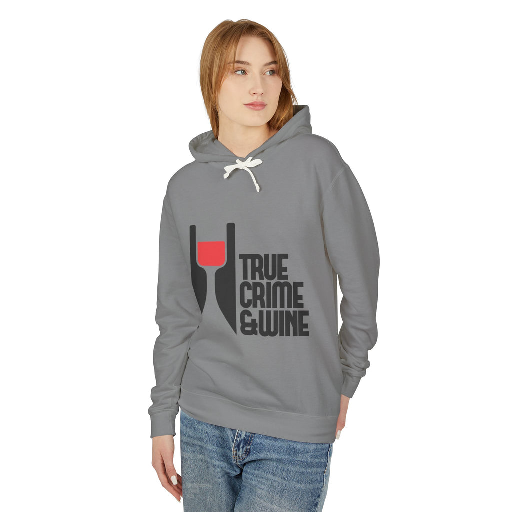 True Crime & Wine Unisex Lightweight Hooded Sweatshirt