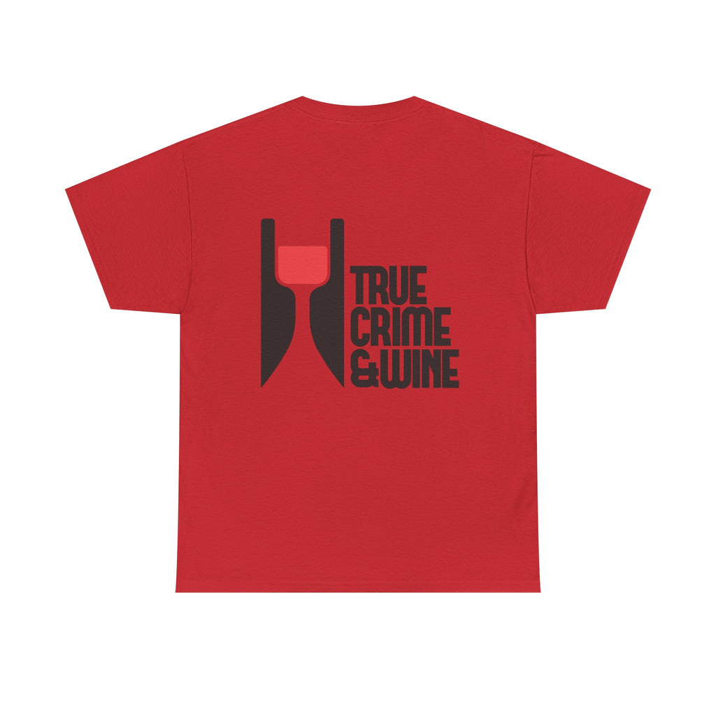 True Crime & Wine Unisex Cotton Tee, Funny Graphic Shirt for True Crime Lovers, Wine Enthusiast Gift, Casual Tee for Everyday Wear, [...]