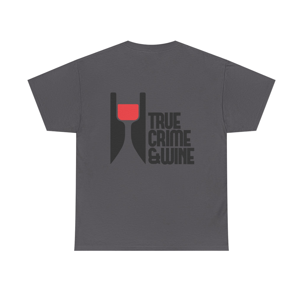 True Crime & Wine Unisex Cotton Tee, Funny Graphic Shirt for True Crime Lovers, Wine Enthusiast Gift, Casual Tee for Everyday Wear, [...]