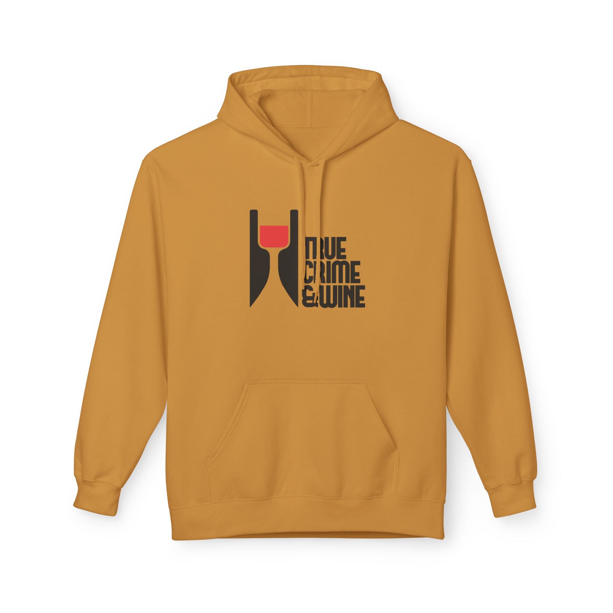 True Crime & Wine Hoodie - Cozy Unisex Fleece Sweatshirt for Wine Lovers, Perfect Gift for True Crime Fans, Casual Wear, Wine Night, [...]