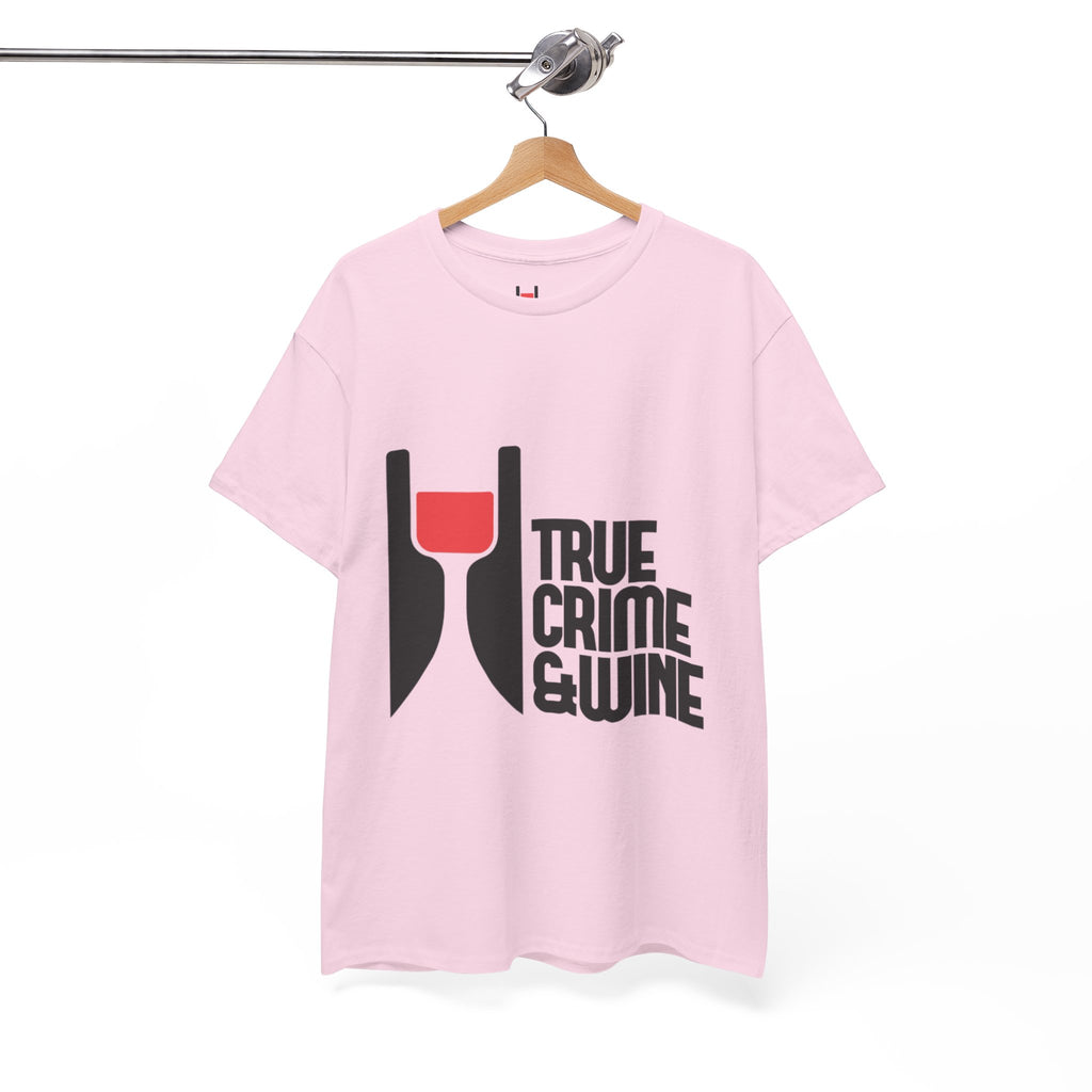 True Crime & Wine Unisex Cotton Tee, Funny Graphic Shirt for True Crime Lovers, Wine Enthusiast Gift, Casual Tee for Everyday Wear, [...]