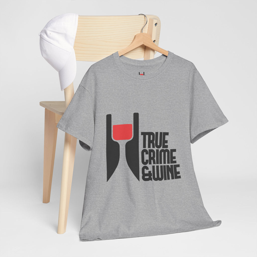 True Crime & Wine Unisex Cotton Tee, Funny Graphic Shirt for True Crime Lovers, Wine Enthusiast Gift, Casual Tee for Everyday Wear, [...]