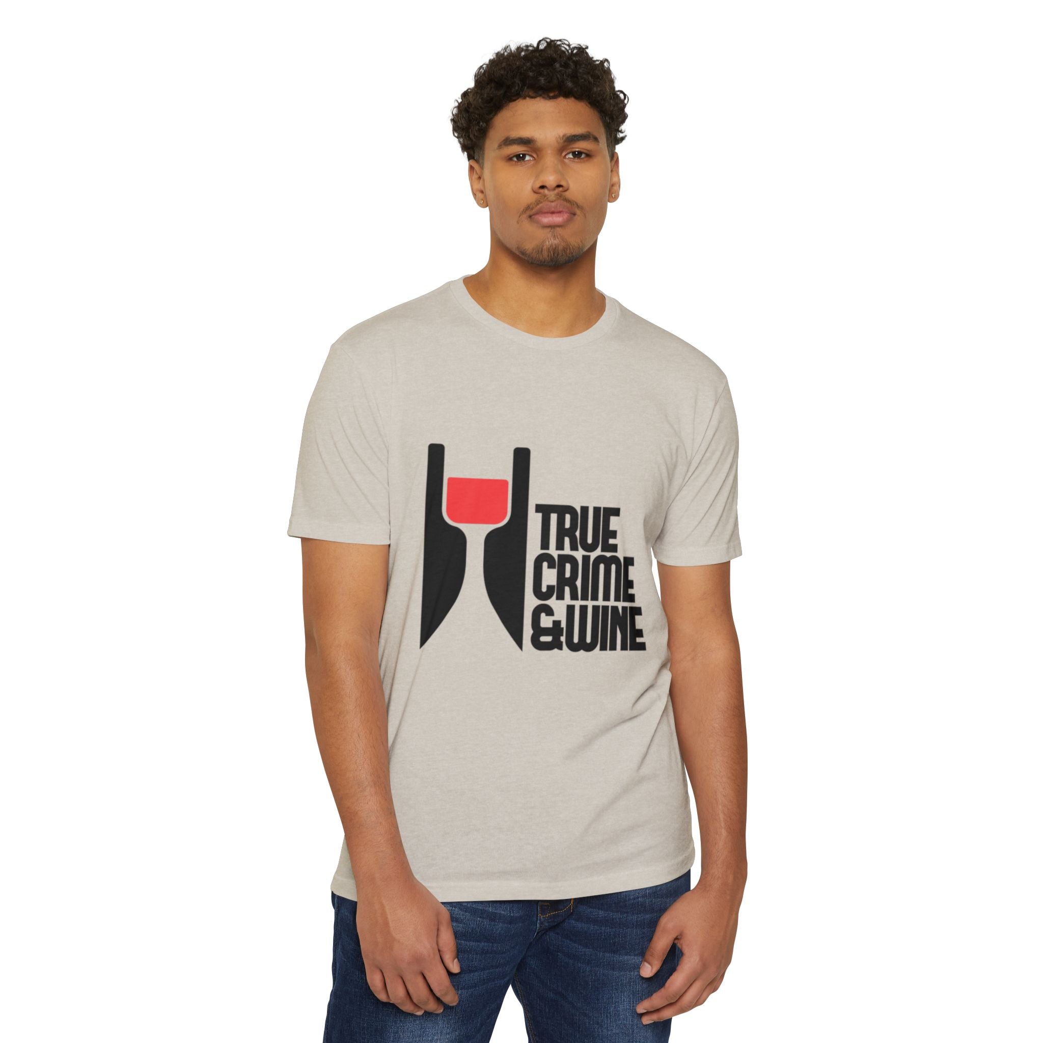 True Crime & Wine Unisex CVC Jersey T-Shirt