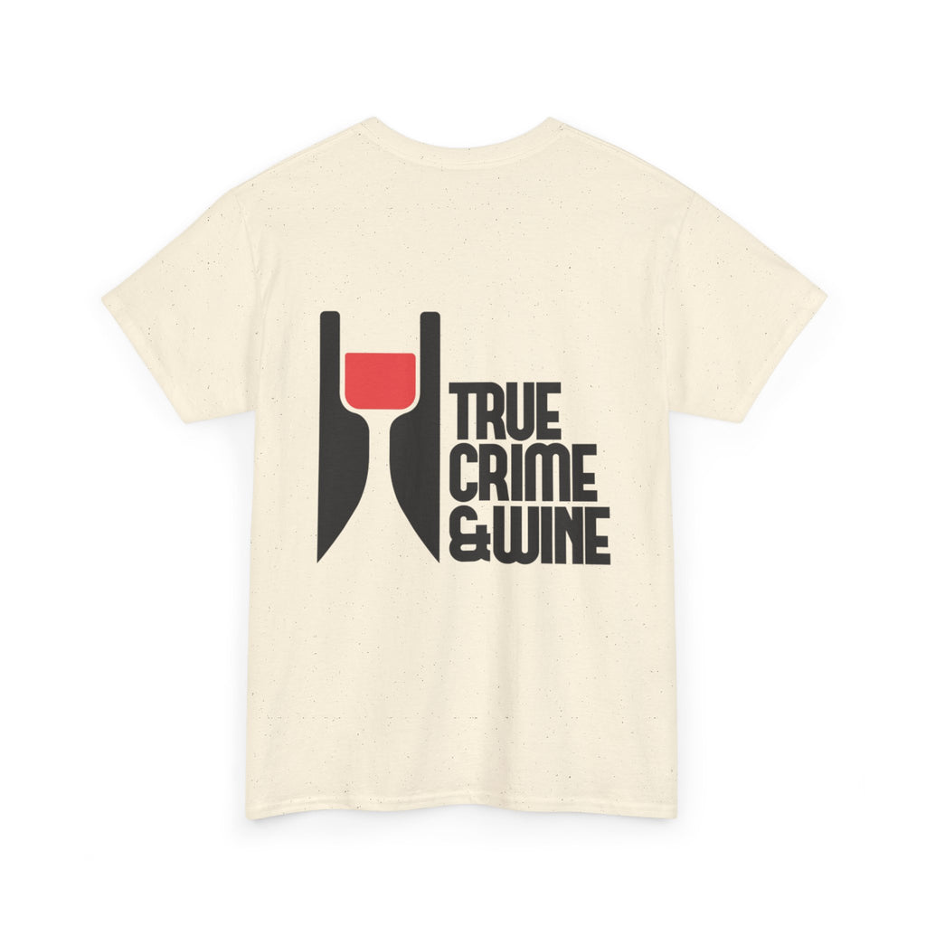 True Crime & Wine Unisex Cotton Tee, Funny Graphic Shirt for True Crime Lovers, Wine Enthusiast Gift, Casual Tee for Everyday Wear, [...]