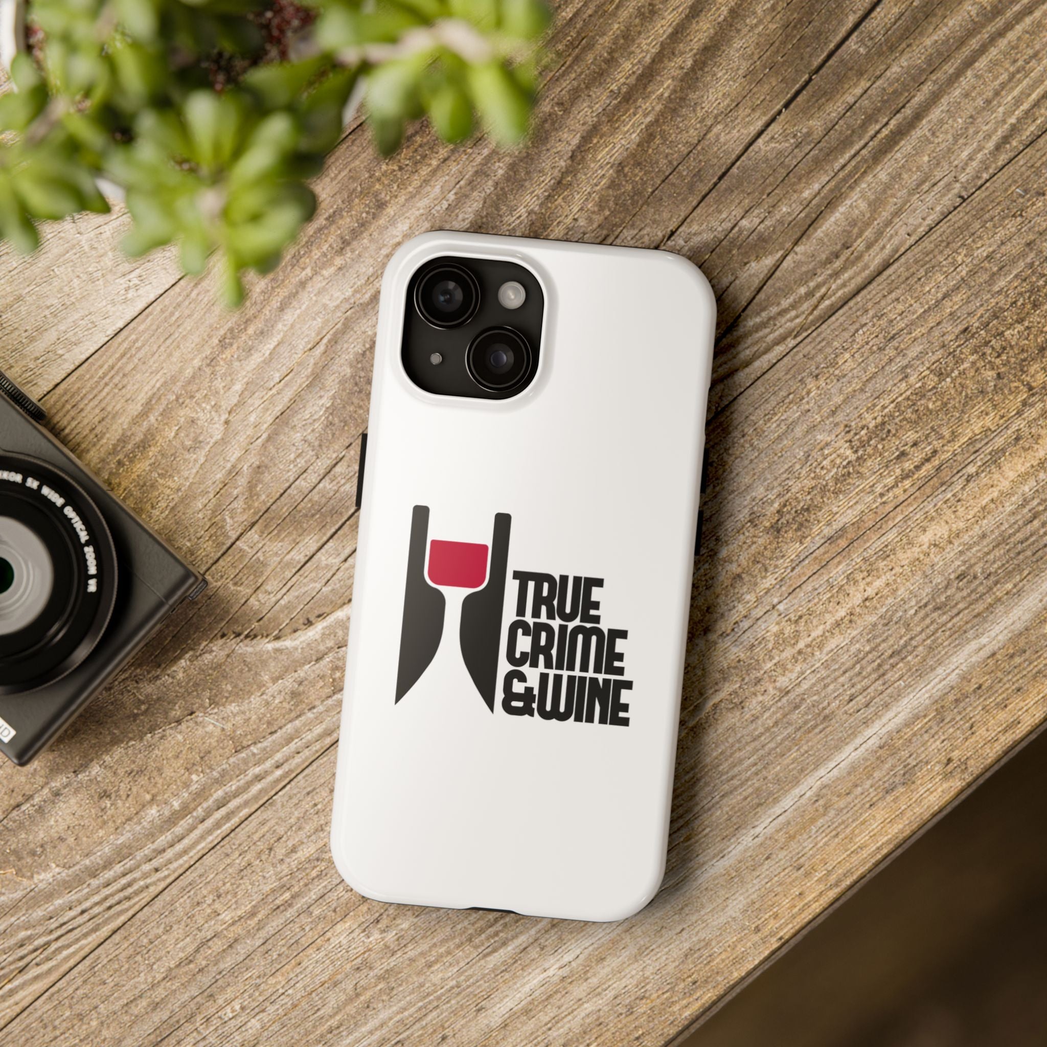 True Crime & Wine Tough Phone Case, Durable Smartphone Cover, Gift for True Crime Lovers, Protective Phone Accessory, Unique Design [...]