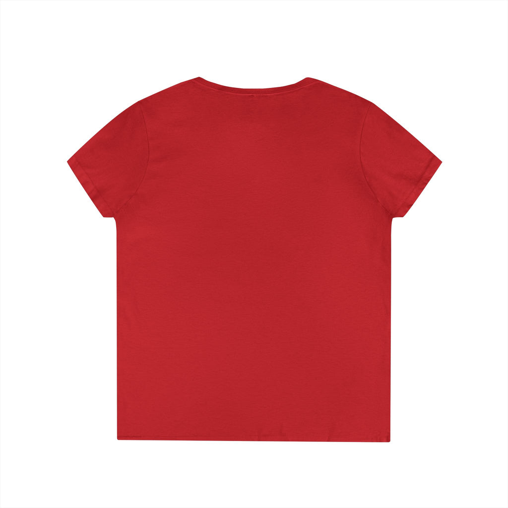 True Crime & Wine Ladies' V-Neck T-Shirt | Perfect for Book Clubs, Wine Nights, Casual Wear, Gifts for Fans, Everyday Comfort