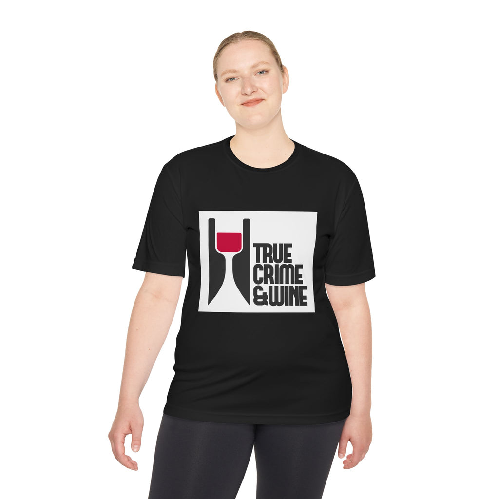 True Crime & Wine Unisex Moisture Wicking Tee, Perfect for True Crime Lovers, Wine Enthusiasts, Gifts for Friends, Casual Wear, Date [...]