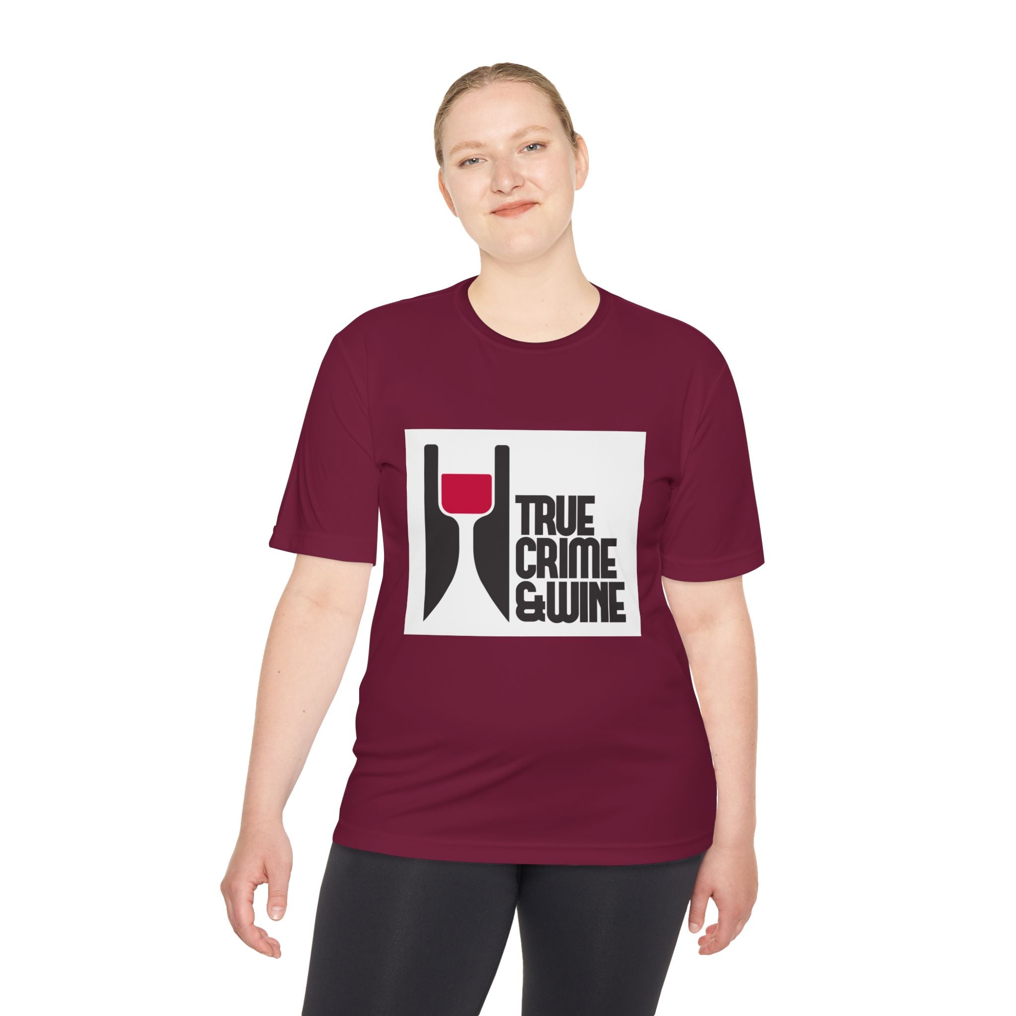 True Crime & Wine Unisex Moisture Wicking Tee, Perfect for True Crime Lovers, Wine Enthusiasts, Gifts for Friends, Casual Wear, Date [...]