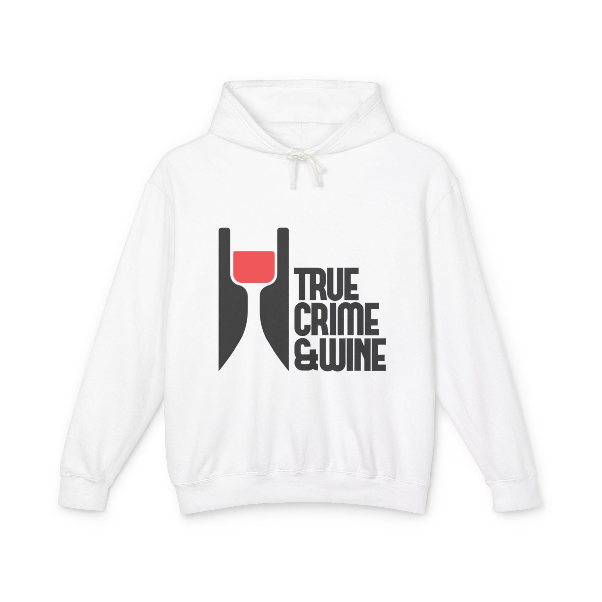 True Crime & Wine Unisex Lightweight Hooded Sweatshirt