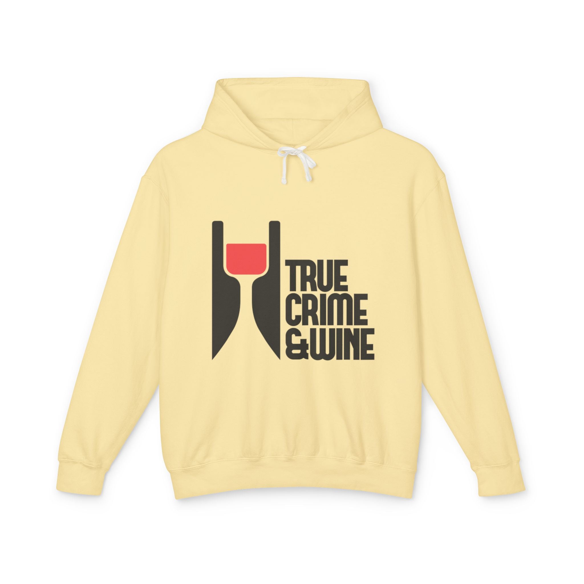 True Crime & Wine Unisex Lightweight Hooded Sweatshirt
