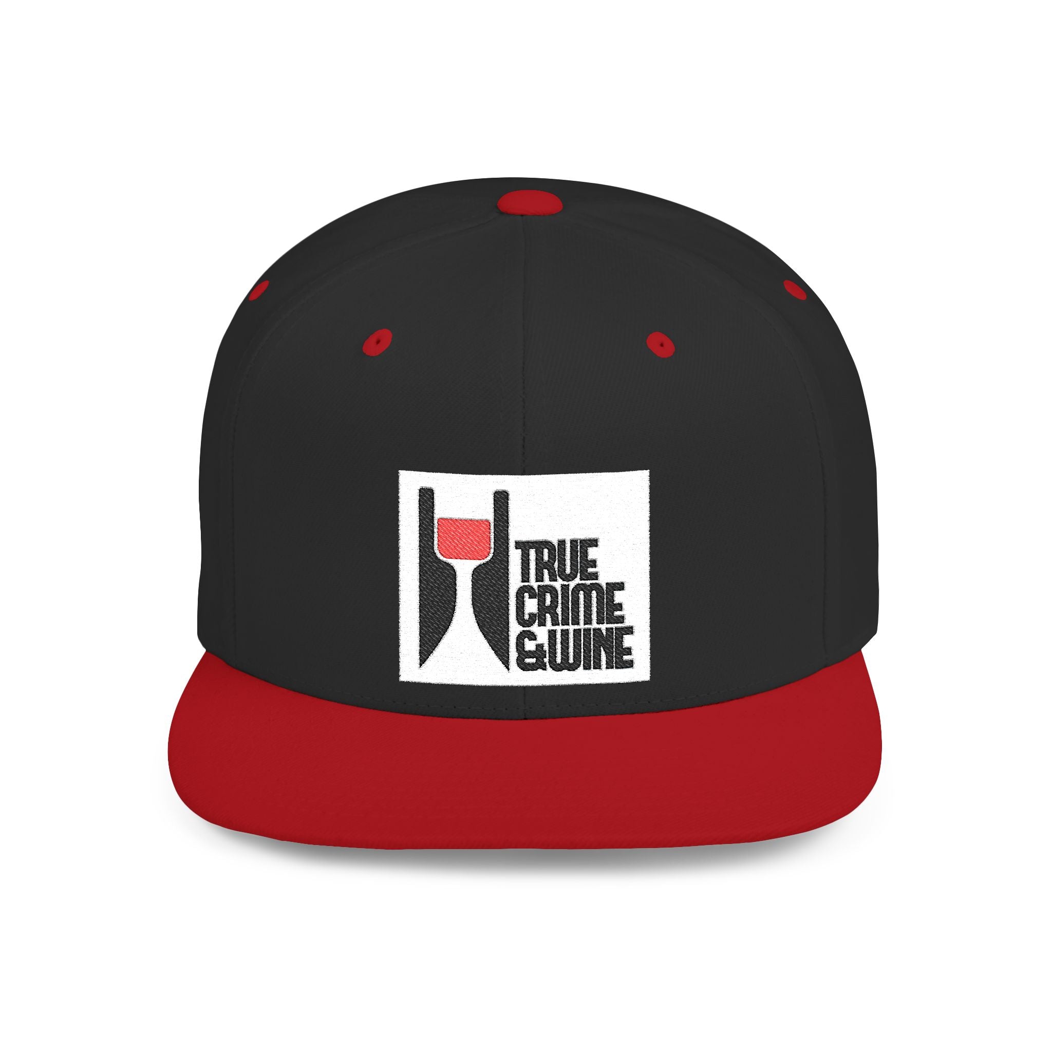 True Crime Enthusiast Flat Bill Snapback Cap - Trendy Hat for Fans, Gift for Him/Her, Casual Wear, Festival Accessory, Cool Streetwear
