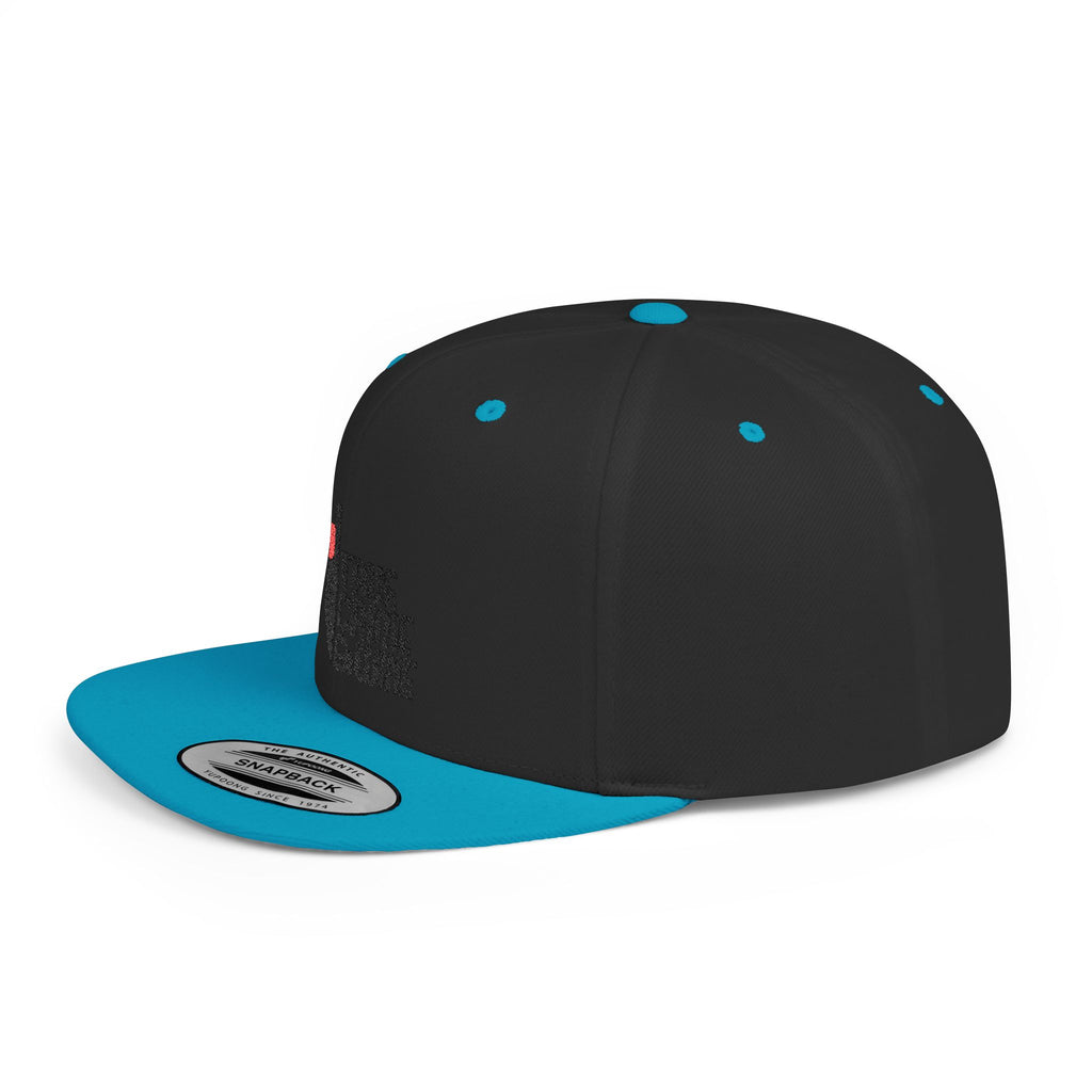 True Crime Enthusiast Flat Bill Snapback Cap - Trendy Hat for Fans, Gift for Him/Her, Casual Wear, Festival Accessory, Cool Streetwear