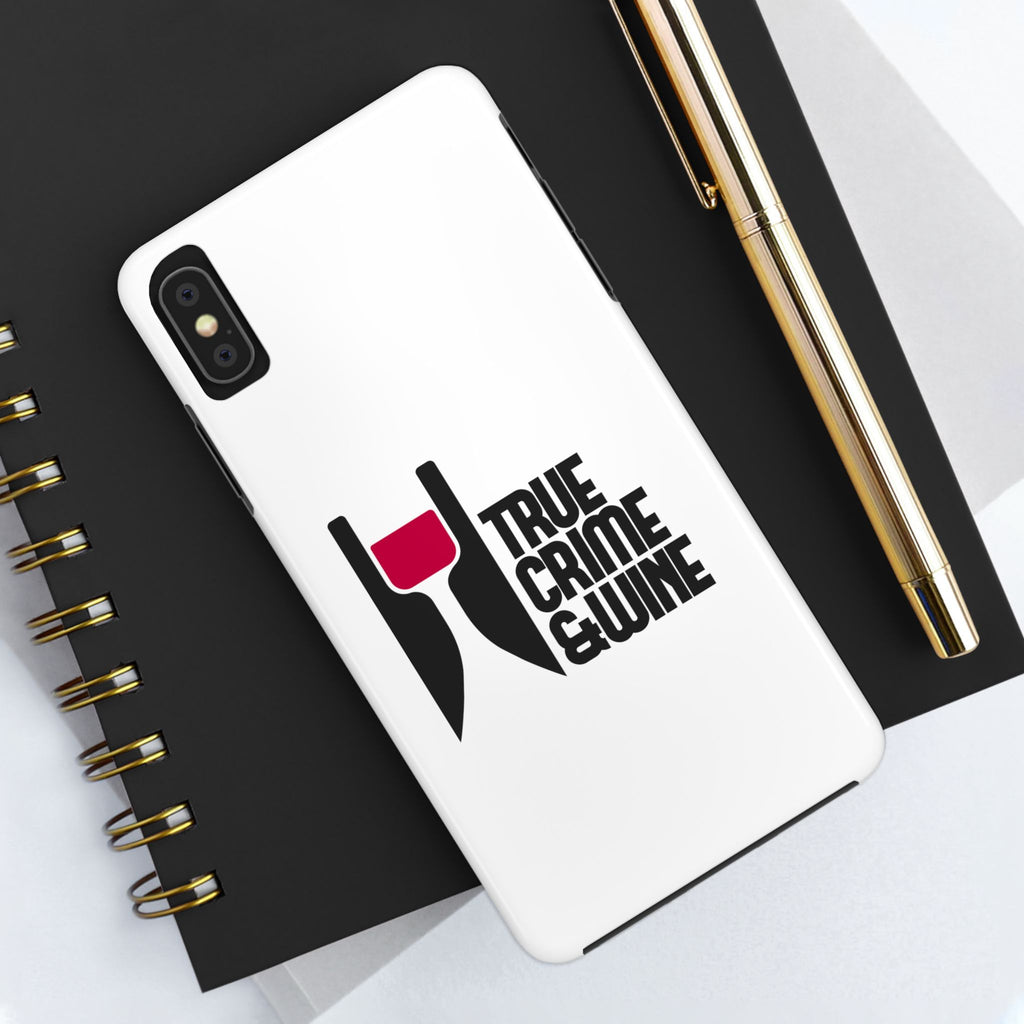 True Crime & Wine Tough Phone Case, Durable Smartphone Cover, Gift for True Crime Lovers, Protective Phone Accessory, Unique Design [...]