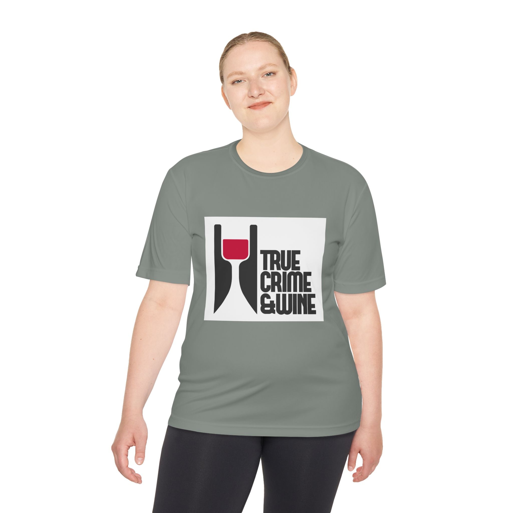 True Crime & Wine Unisex Moisture Wicking Tee, Perfect for True Crime Lovers, Wine Enthusiasts, Gifts for Friends, Casual Wear, Date [...]