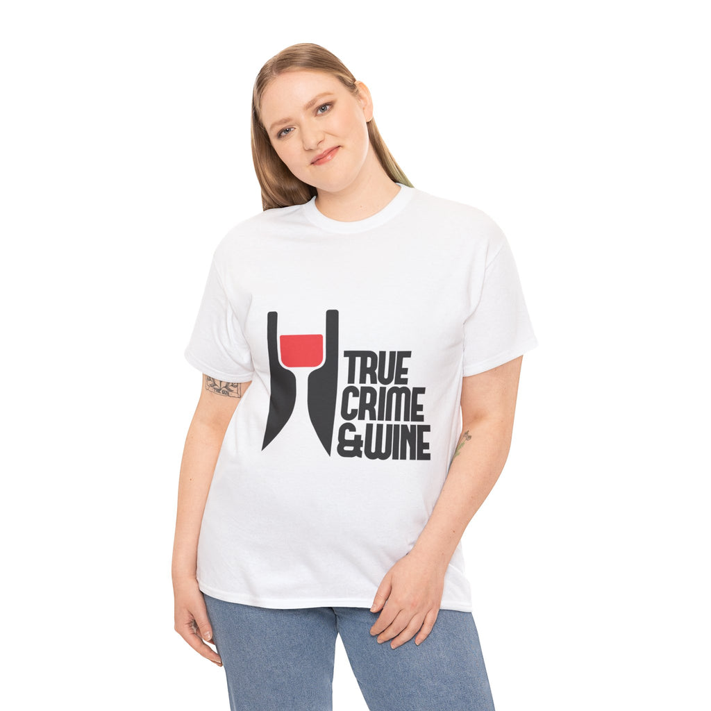 True Crime & Wine Unisex Cotton Tee, Funny Graphic Shirt for True Crime Lovers, Wine Enthusiast Gift, Casual Tee for Everyday Wear, [...]