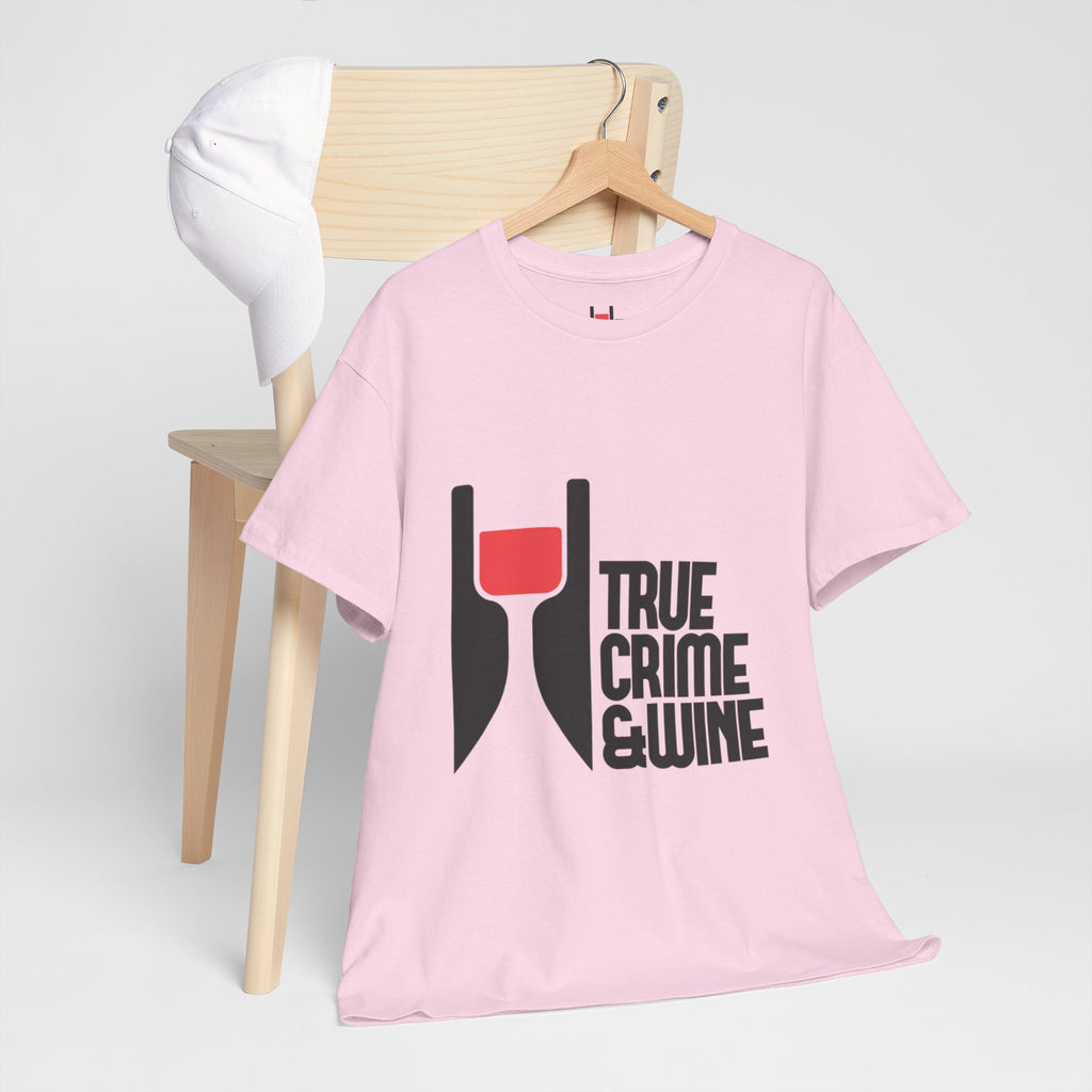 True Crime & Wine Unisex Cotton Tee, Funny Graphic Shirt for True Crime Lovers, Wine Enthusiast Gift, Casual Tee for Everyday Wear, [...]