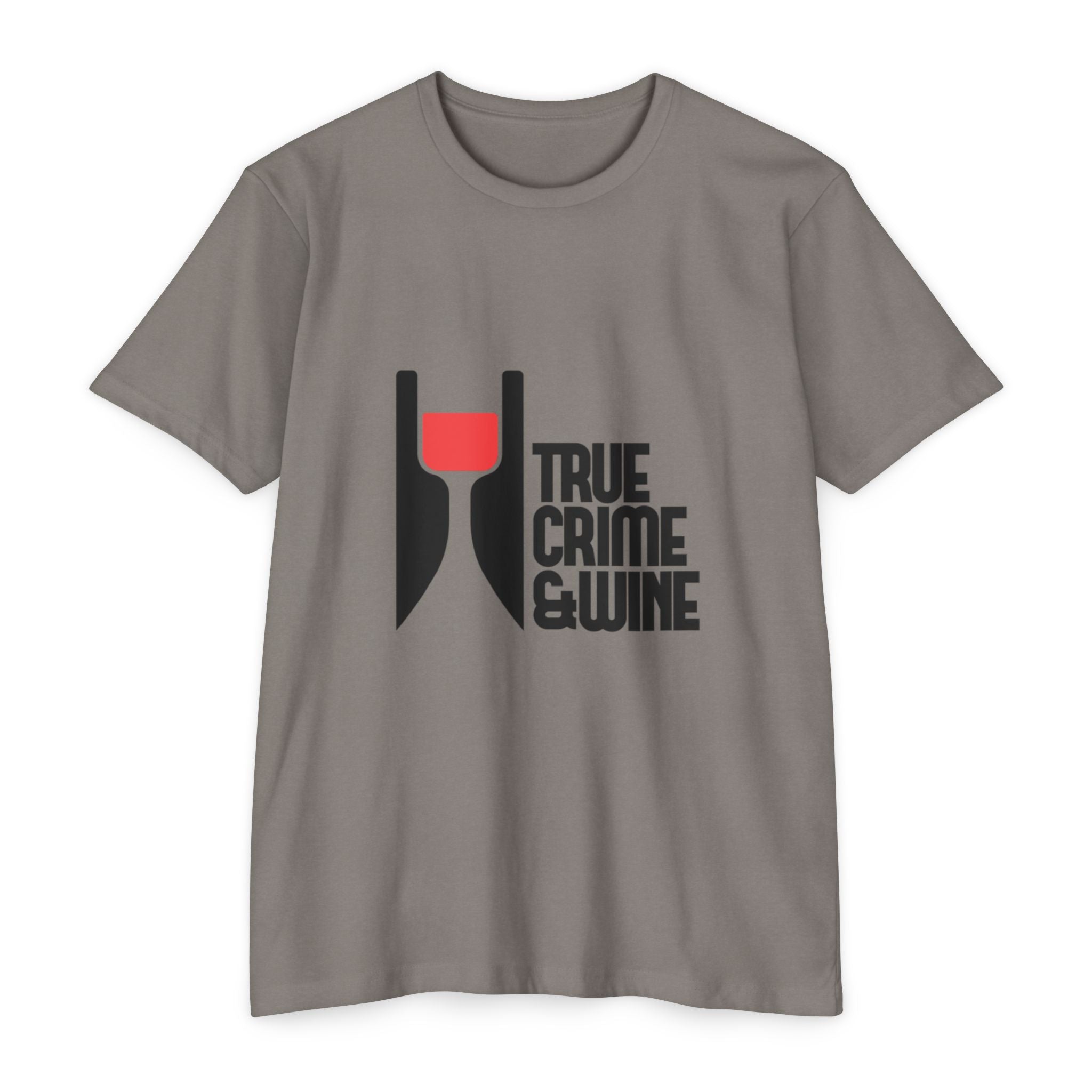 True Crime & Wine Unisex T-Shirt, Perfect Gift for True Crime Fans, Wine Lovers, Cozy Nights In, Casual Wear, Unique Graphic Tee