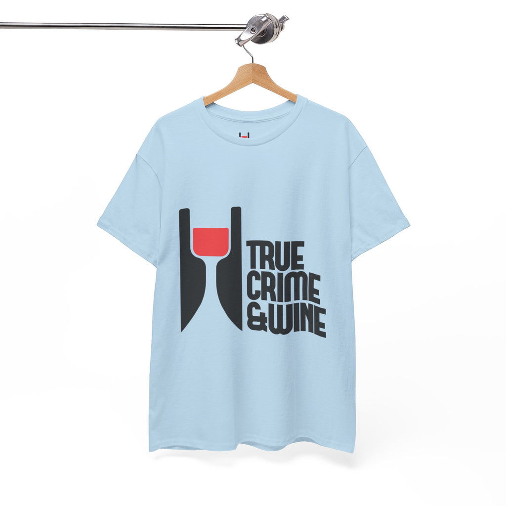True Crime & Wine Unisex Cotton Tee, Funny Graphic Shirt for True Crime Lovers, Wine Enthusiast Gift, Casual Tee for Everyday Wear, [...]