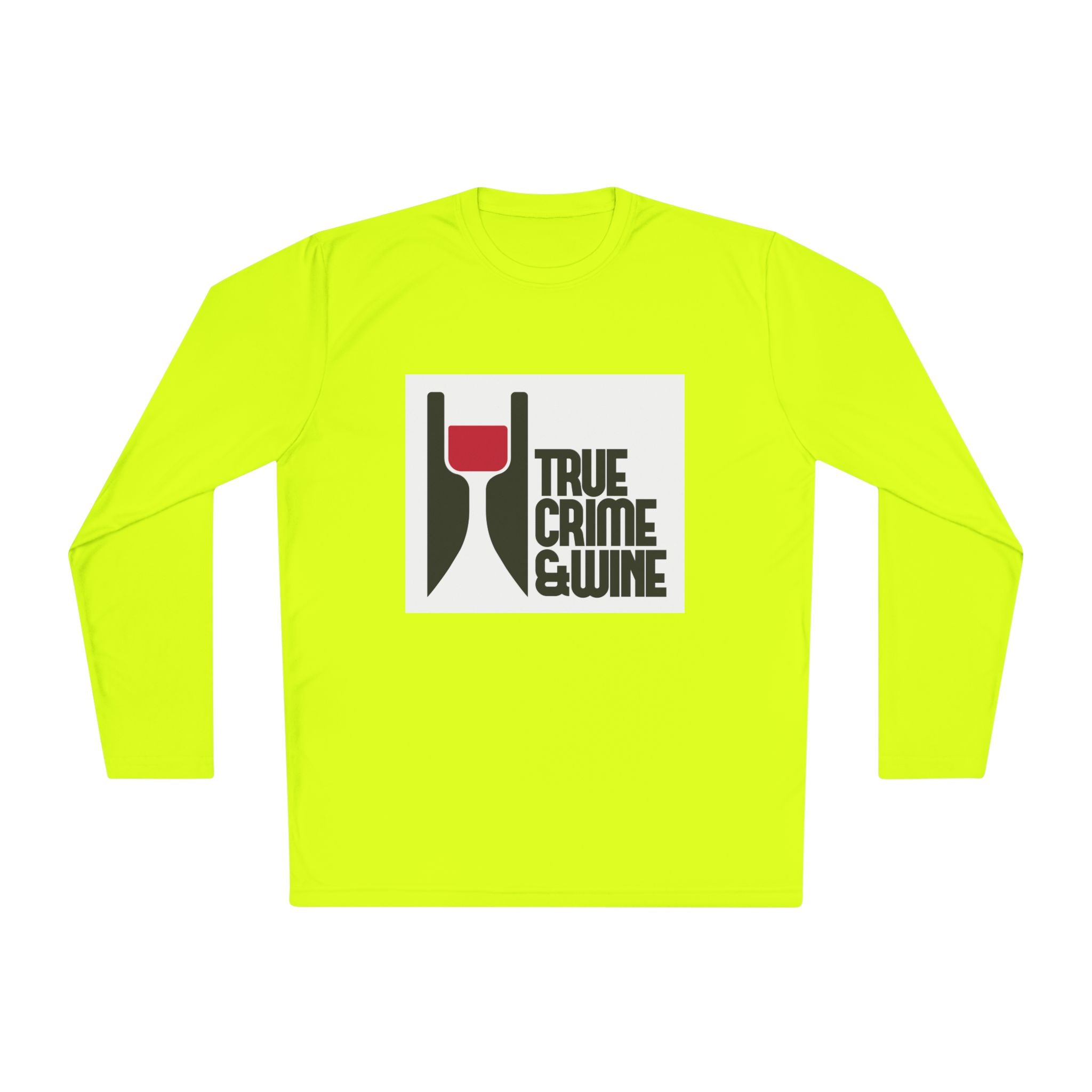 True Crime & Wine Long Sleeve Tee, Unisex Tee for Wine Lovers, True Crime Fan Apparel, Gift for True Crime Lovers, Cozy Casual Wear