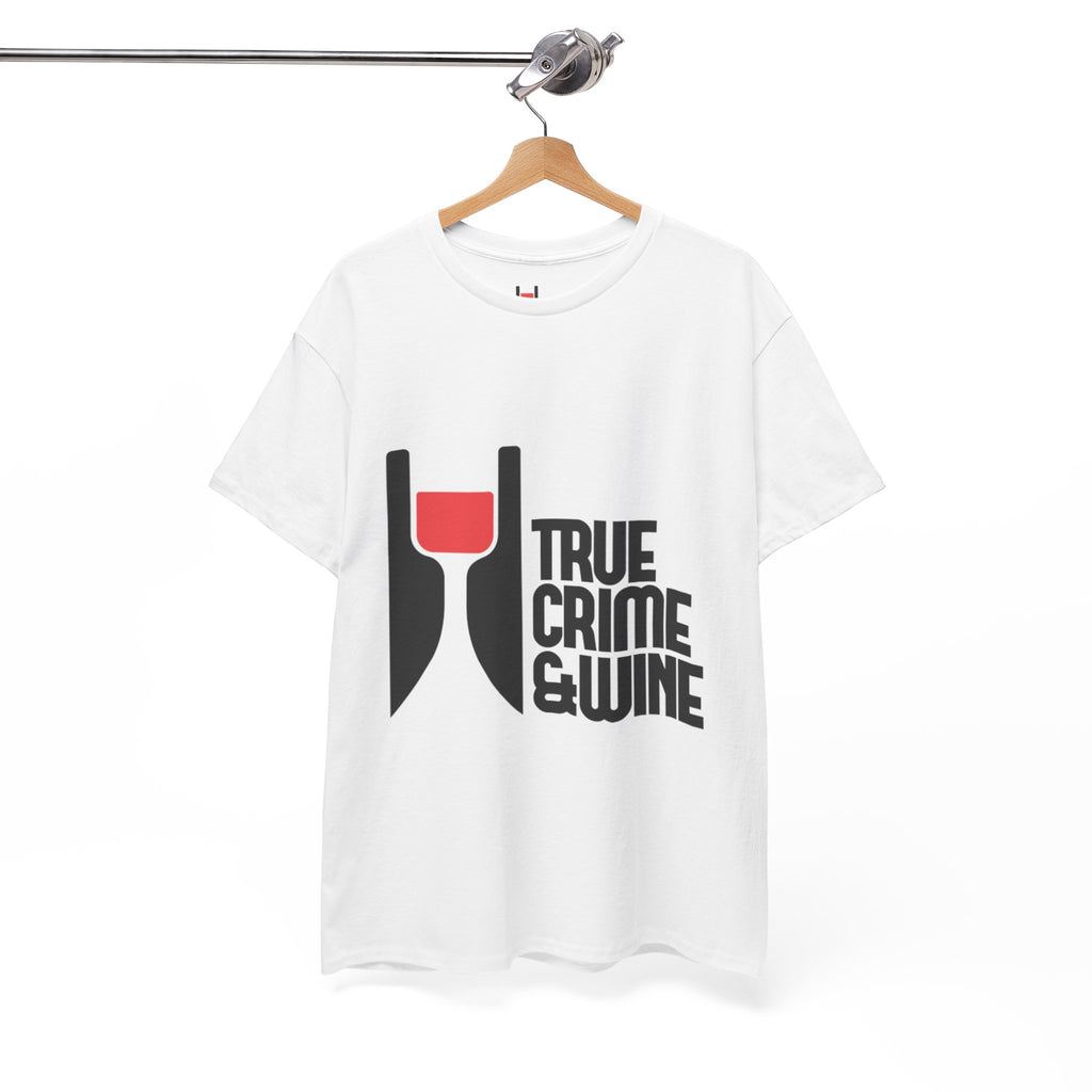 True Crime & Wine Unisex Cotton Tee, Funny Graphic Shirt for True Crime Lovers, Wine Enthusiast Gift, Casual Tee for Everyday Wear, [...]