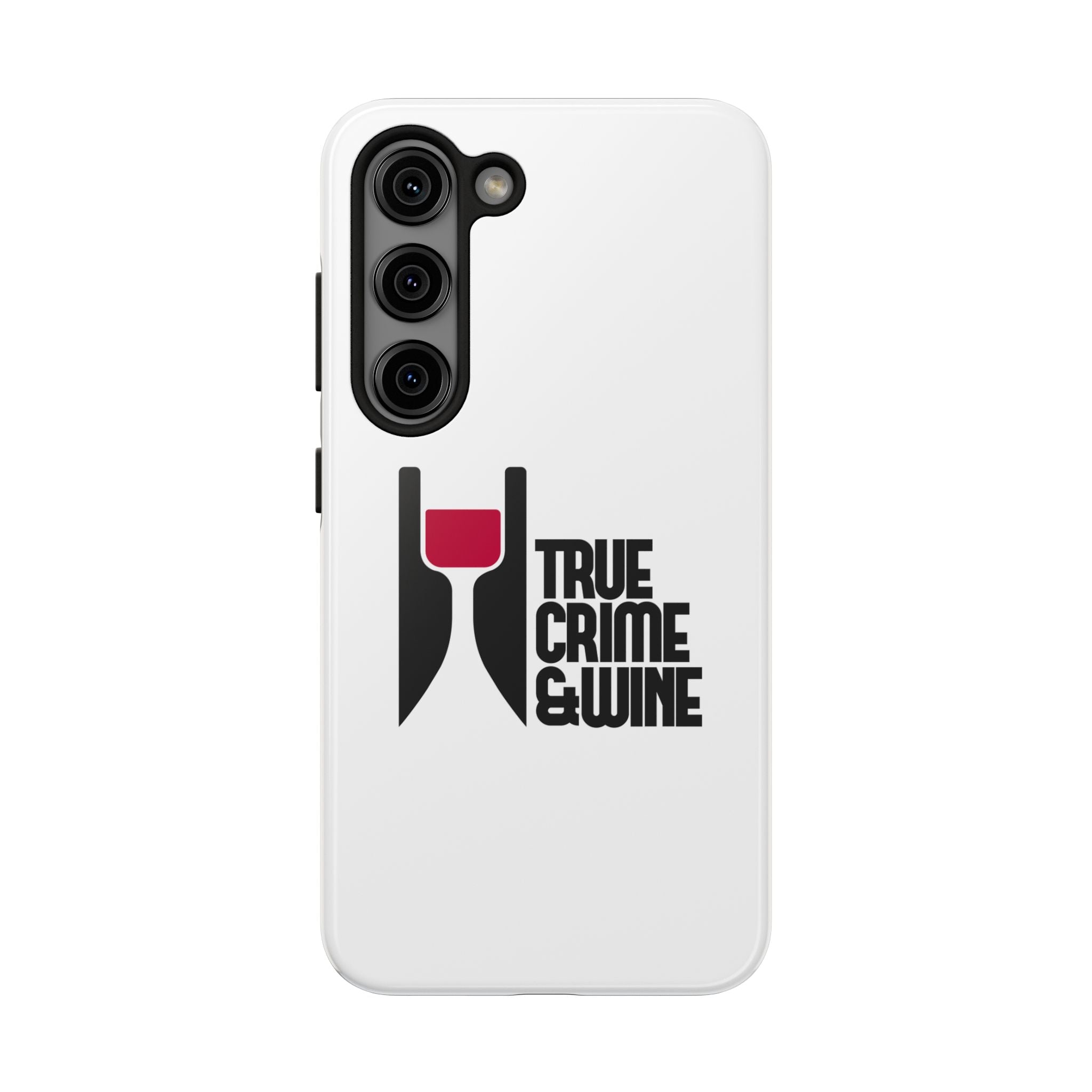 True Crime & Wine Tough Phone Case, Durable Smartphone Cover, Gift for True Crime Lovers, Protective Phone Accessory, Unique Design [...]