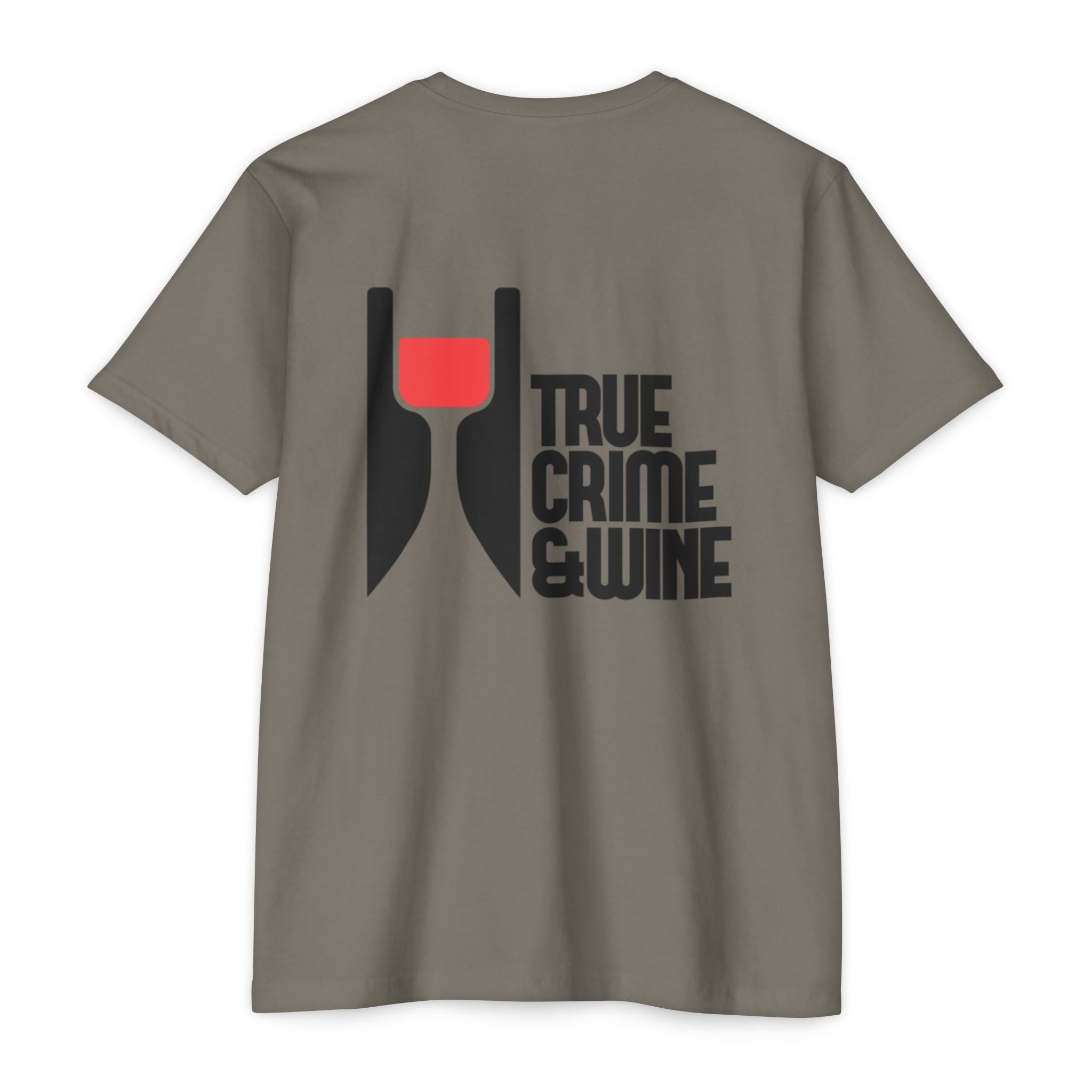 True Crime & Wine Unisex T-Shirt, Perfect Gift for True Crime Fans, Wine Lovers, Cozy Nights In, Casual Wear, Unique Graphic Tee