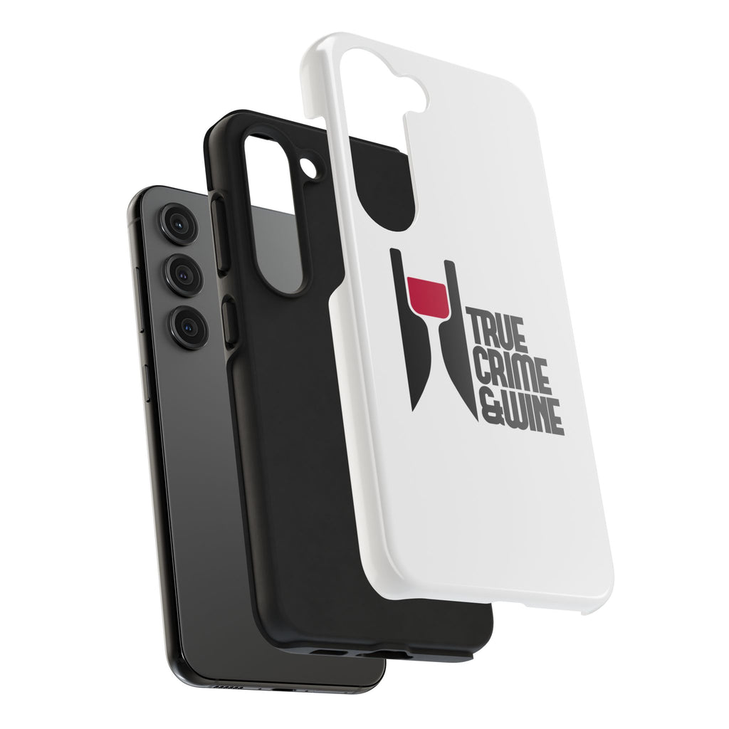 True Crime & Wine Tough Phone Case, Durable Smartphone Cover, Gift for True Crime Lovers, Protective Phone Accessory, Unique Design [...]