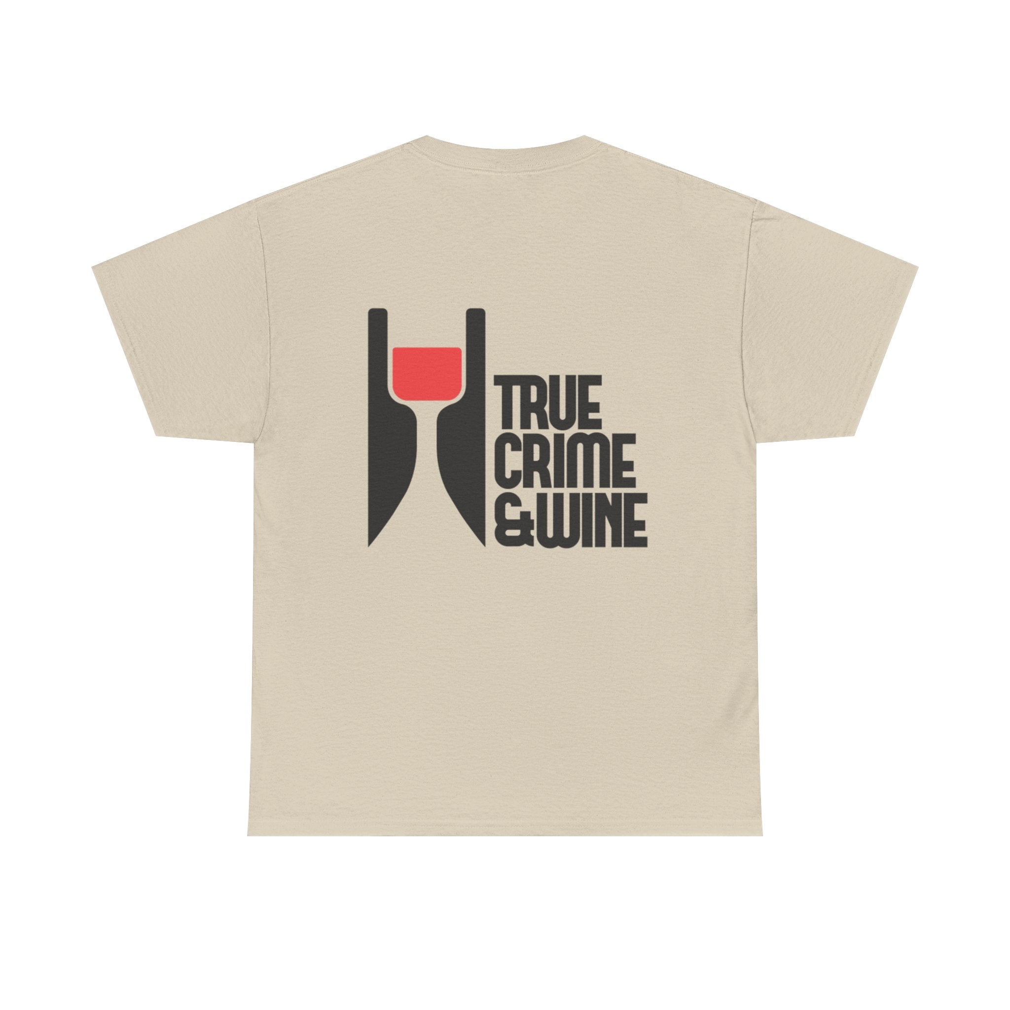 True Crime & Wine Unisex Cotton Tee, Funny Graphic Shirt for True Crime Lovers, Wine Enthusiast Gift, Casual Tee for Everyday Wear, [...]
