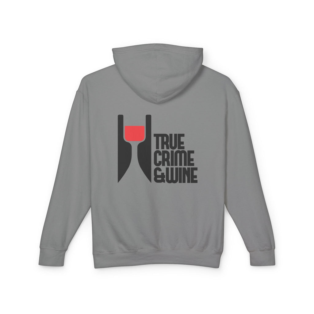 True Crime & Wine Unisex Lightweight Hooded Sweatshirt