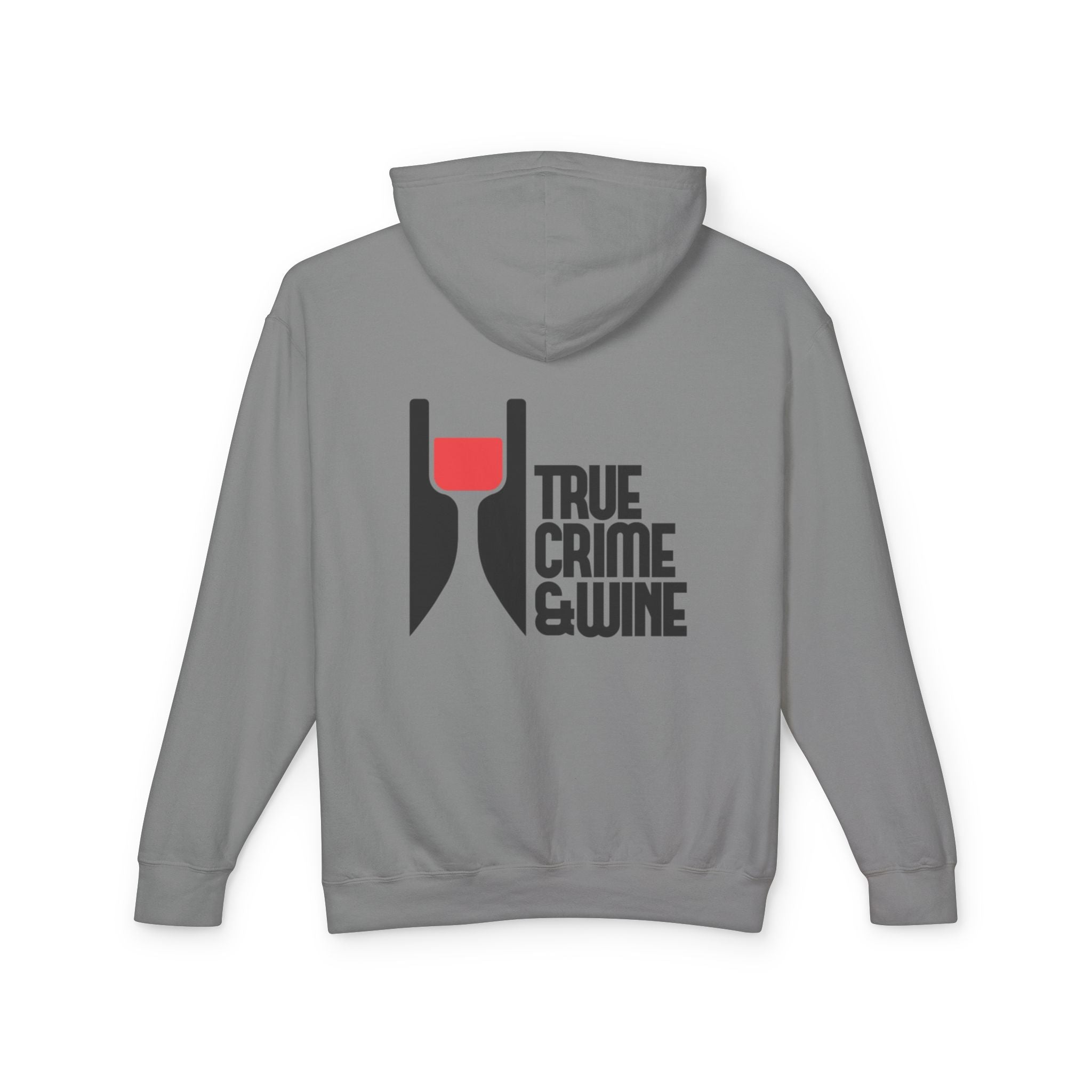 True Crime & Wine Unisex Lightweight Hooded Sweatshirt