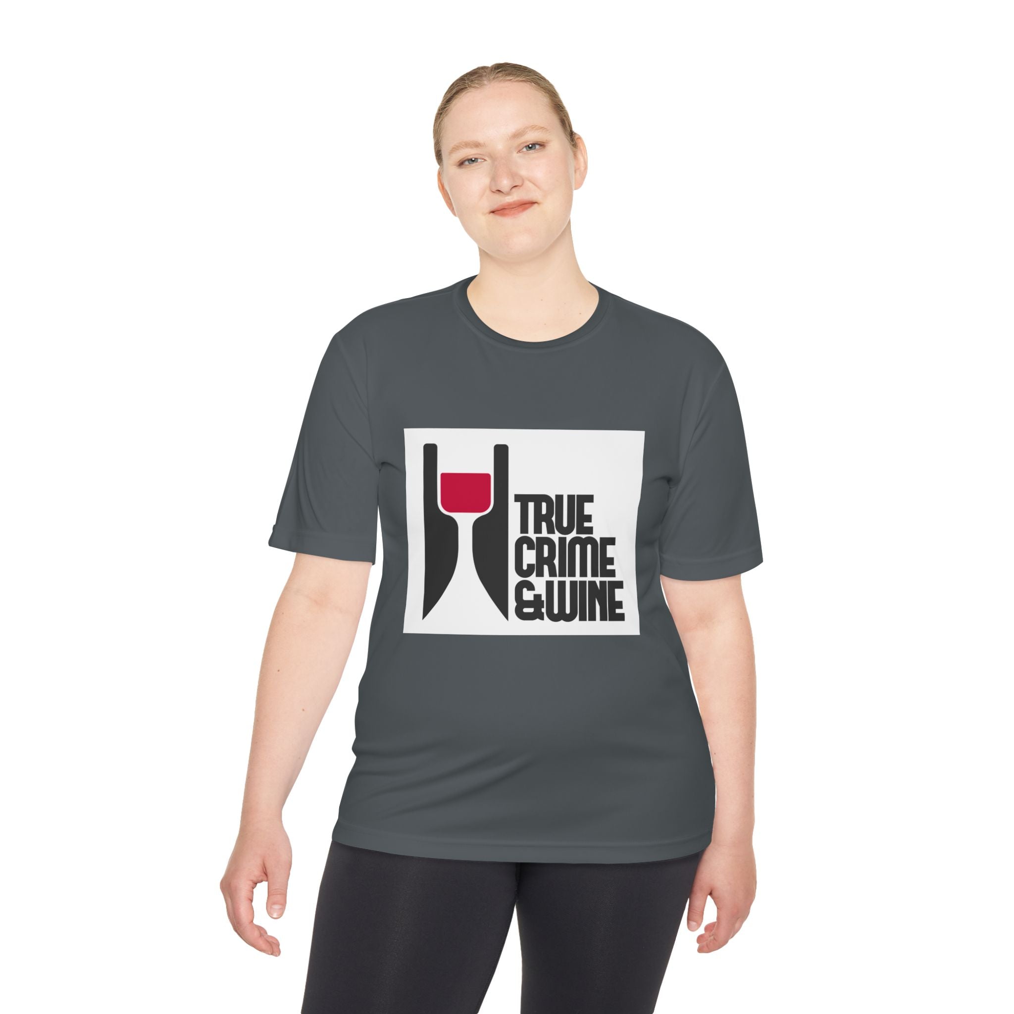 True Crime & Wine Unisex Moisture Wicking Tee, Perfect for True Crime Lovers, Wine Enthusiasts, Gifts for Friends, Casual Wear, Date [...]