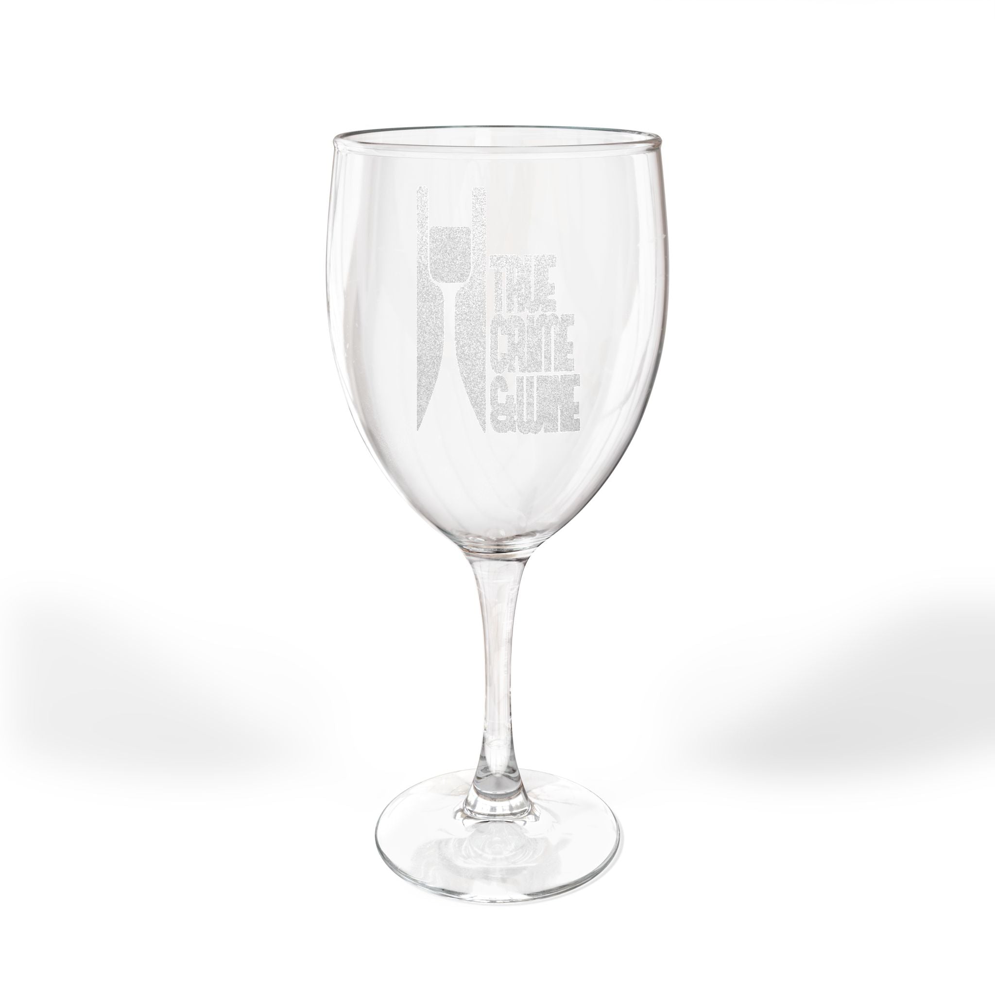 Etched Wine Glass, 10.5oz Glassware