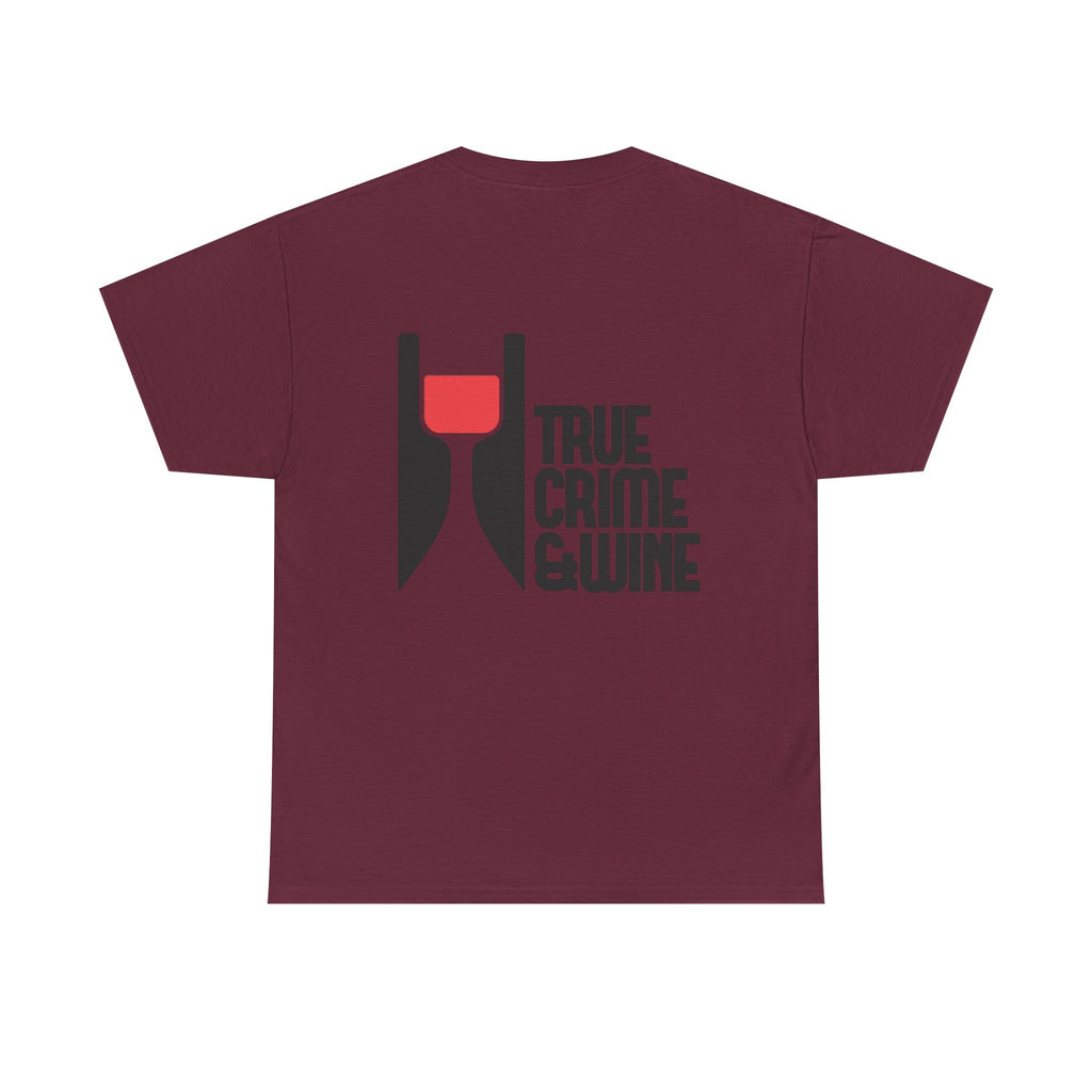 True Crime & Wine Unisex Cotton Tee, Funny Graphic Shirt for True Crime Lovers, Wine Enthusiast Gift, Casual Tee for Everyday Wear, [...]
