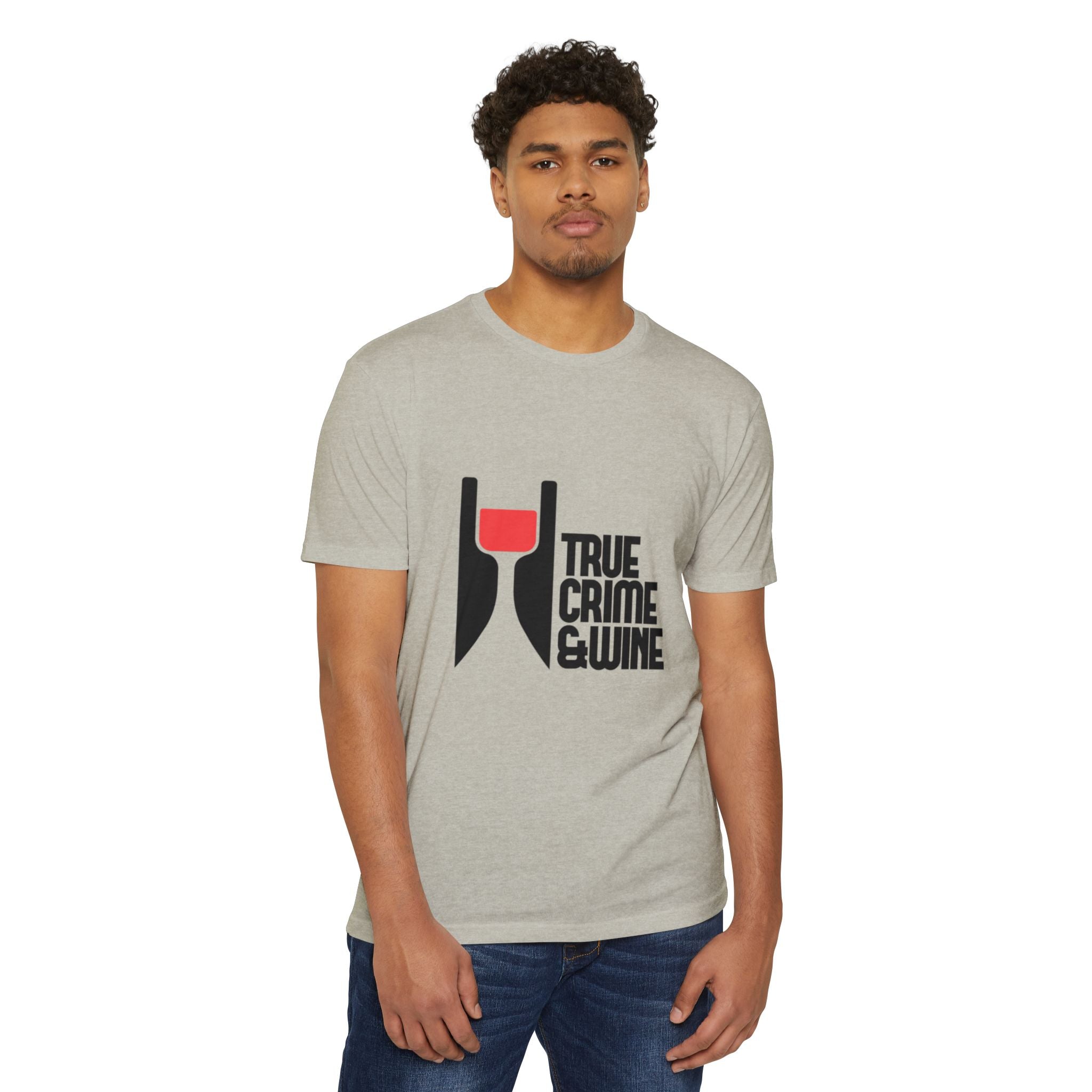 True Crime & Wine Unisex T-Shirt, Perfect Gift for True Crime Fans, Wine Lovers, Cozy Nights In, Casual Wear, Unique Graphic Tee