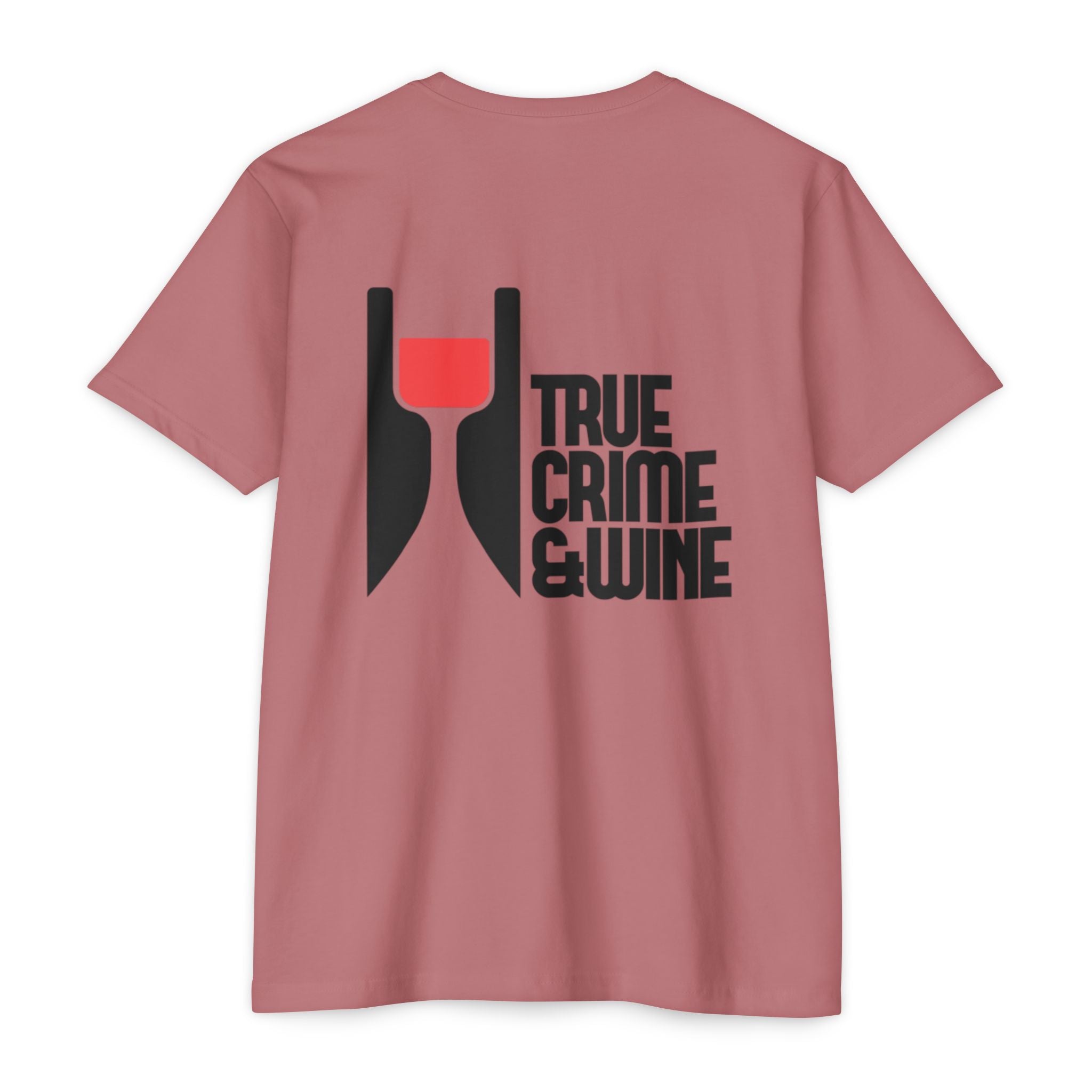 True Crime & Wine Unisex T-Shirt, Perfect Gift for True Crime Fans, Wine Lovers, Cozy Nights In, Casual Wear, Unique Graphic Tee