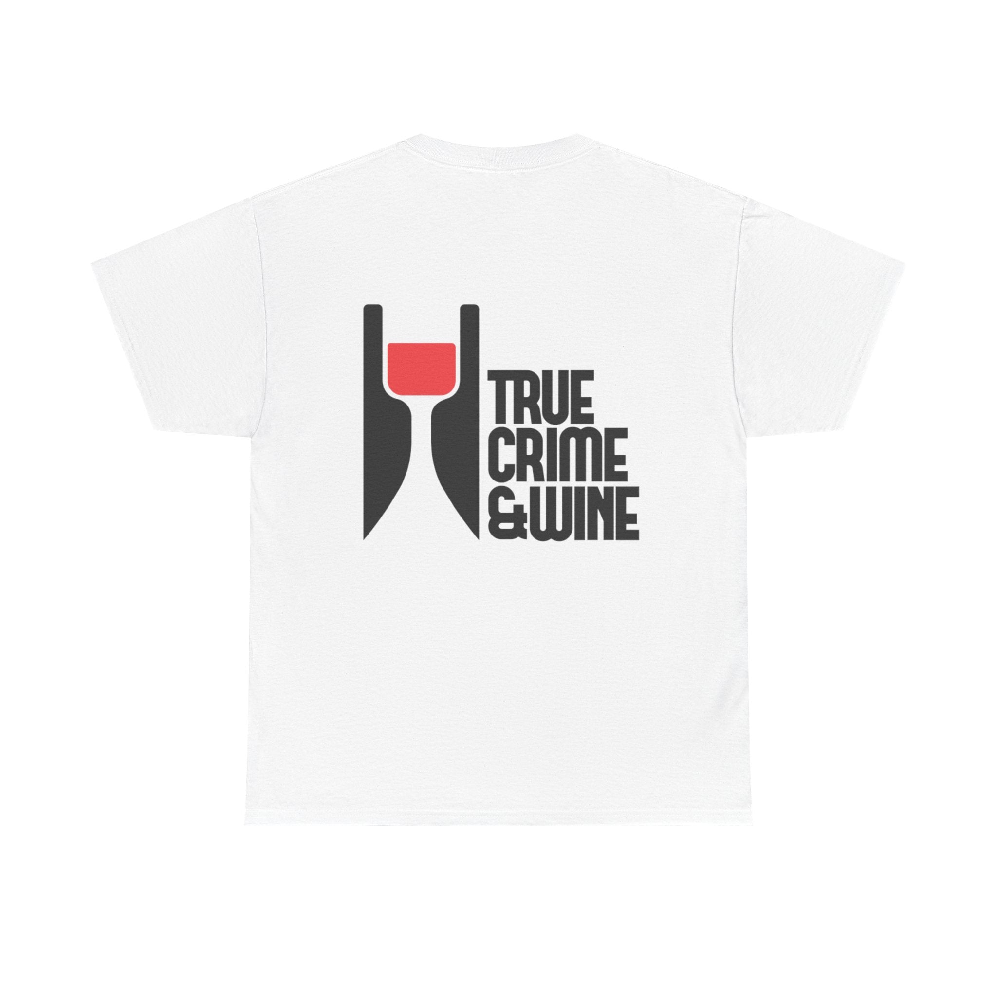 True Crime & Wine Unisex Cotton Tee, Funny Graphic Shirt for True Crime Lovers, Wine Enthusiast Gift, Casual Tee for Everyday Wear, [...]