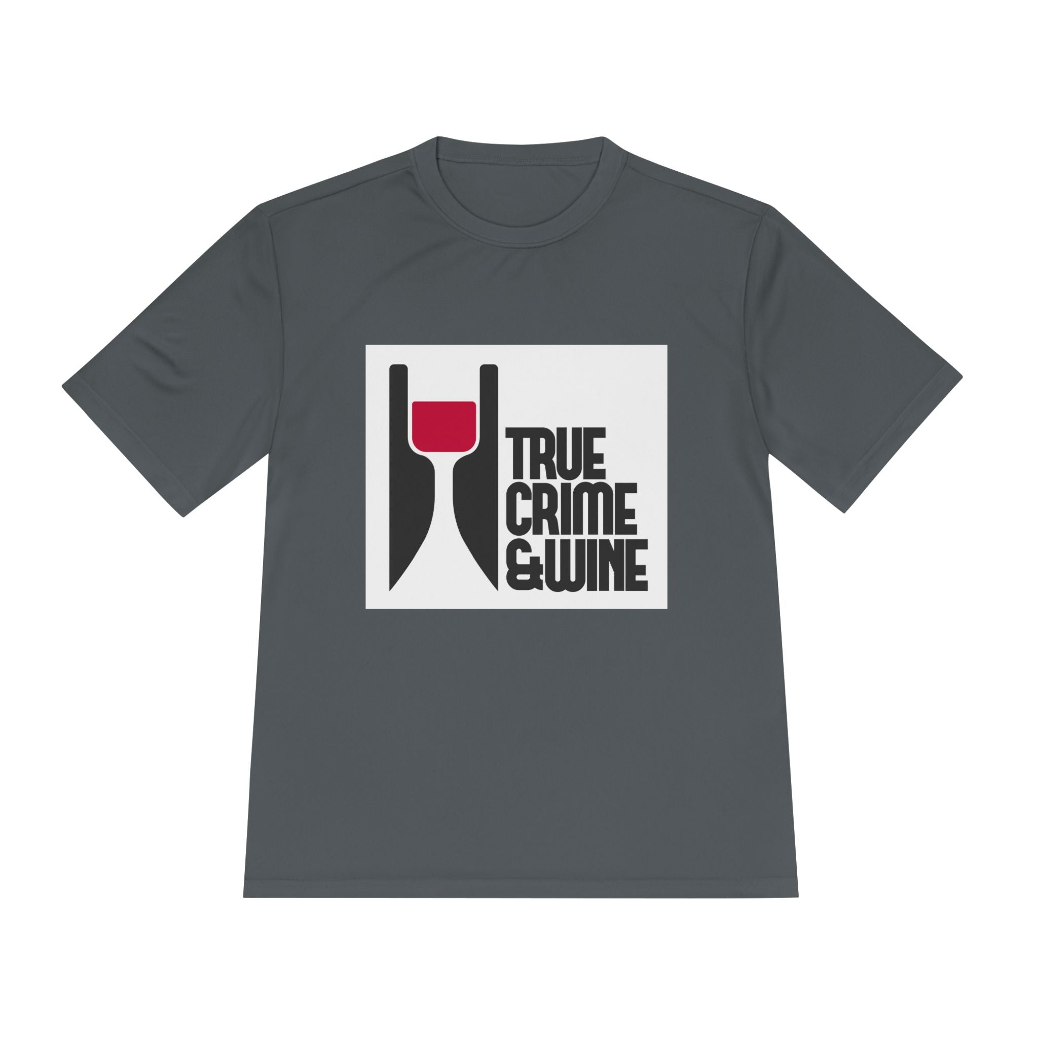 True Crime & Wine Unisex Moisture Wicking Tee, Perfect for True Crime Lovers, Wine Enthusiasts, Gifts for Friends, Casual Wear, Date [...]