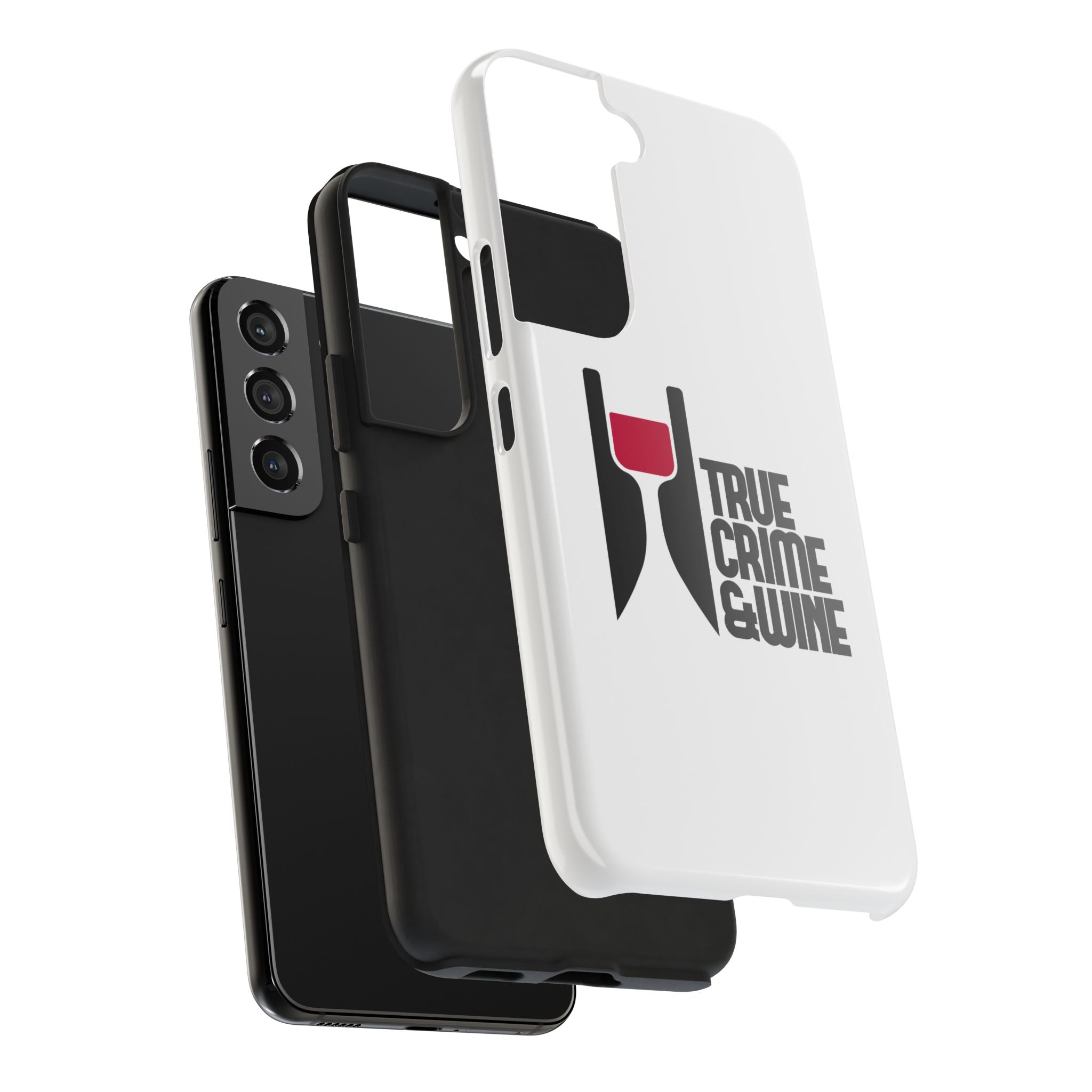 True Crime & Wine Tough Phone Case, Durable Smartphone Cover, Gift for True Crime Lovers, Protective Phone Accessory, Unique Design [...]