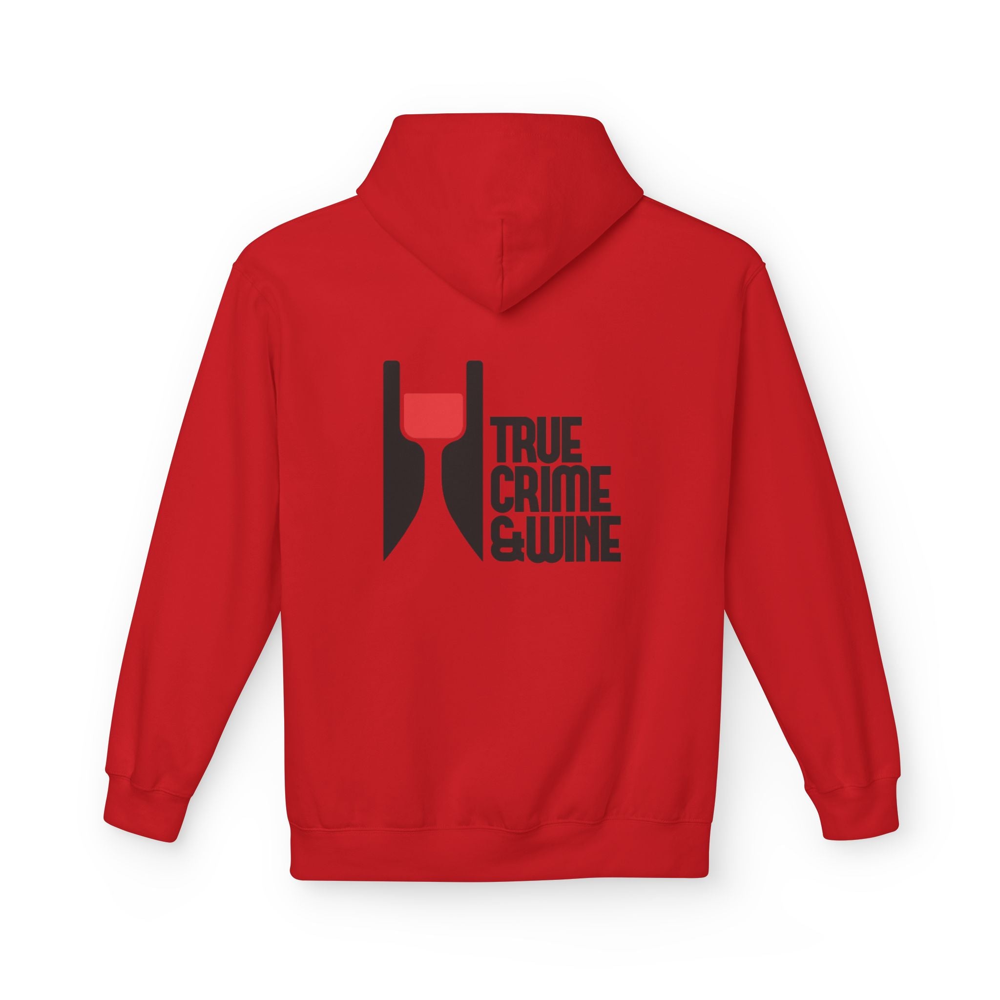 True Crime & Wine Hoodie - Cozy Unisex Fleece Sweatshirt for Wine Lovers, Perfect Gift for True Crime Fans, Casual Wear, Wine Night, [...]