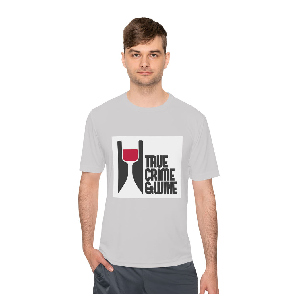 True Crime & Wine Unisex Moisture Wicking Tee, Perfect for True Crime Lovers, Wine Enthusiasts, Gifts for Friends, Casual Wear, Date [...]