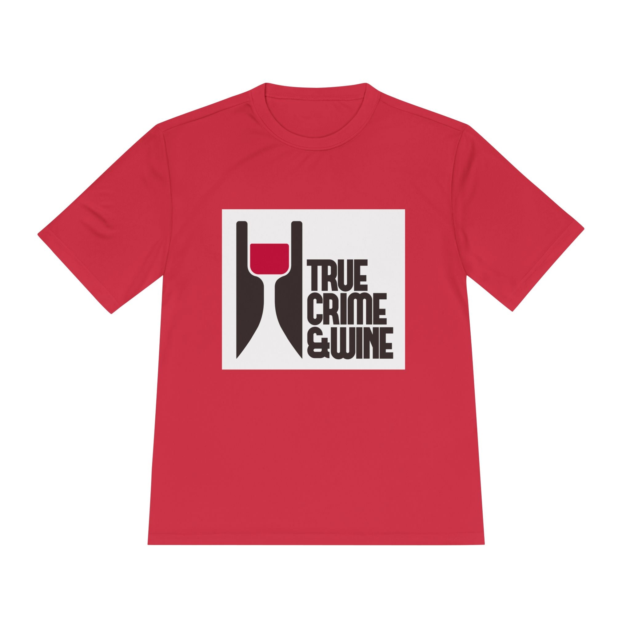 True Crime & Wine Unisex Moisture Wicking Tee, Perfect for True Crime Lovers, Wine Enthusiasts, Gifts for Friends, Casual Wear, Date [...]