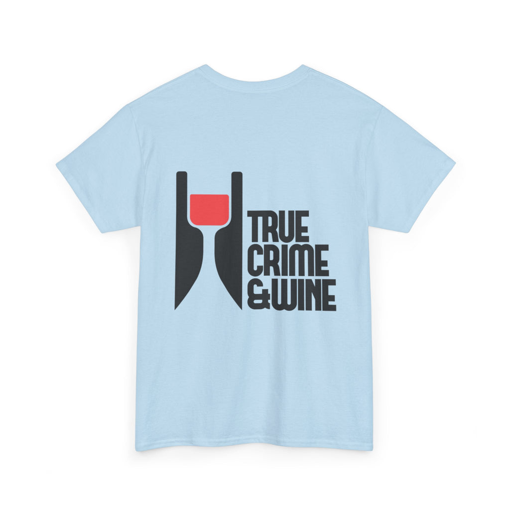 True Crime & Wine Unisex Cotton Tee, Funny Graphic Shirt for True Crime Lovers, Wine Enthusiast Gift, Casual Tee for Everyday Wear, [...]