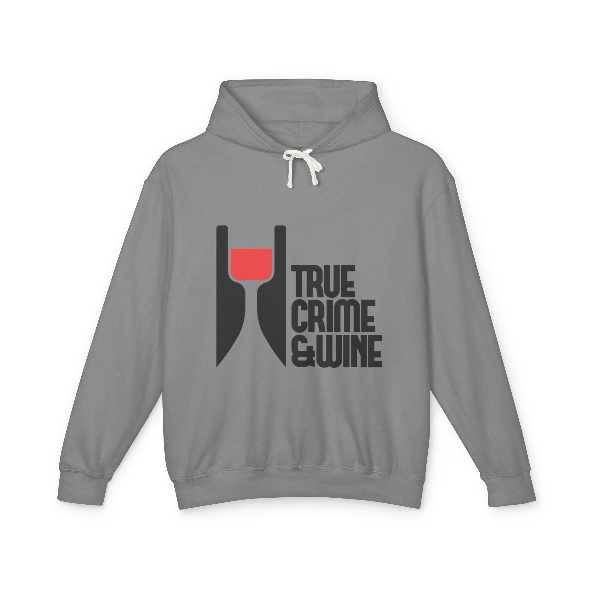 True Crime & Wine Unisex Lightweight Hooded Sweatshirt