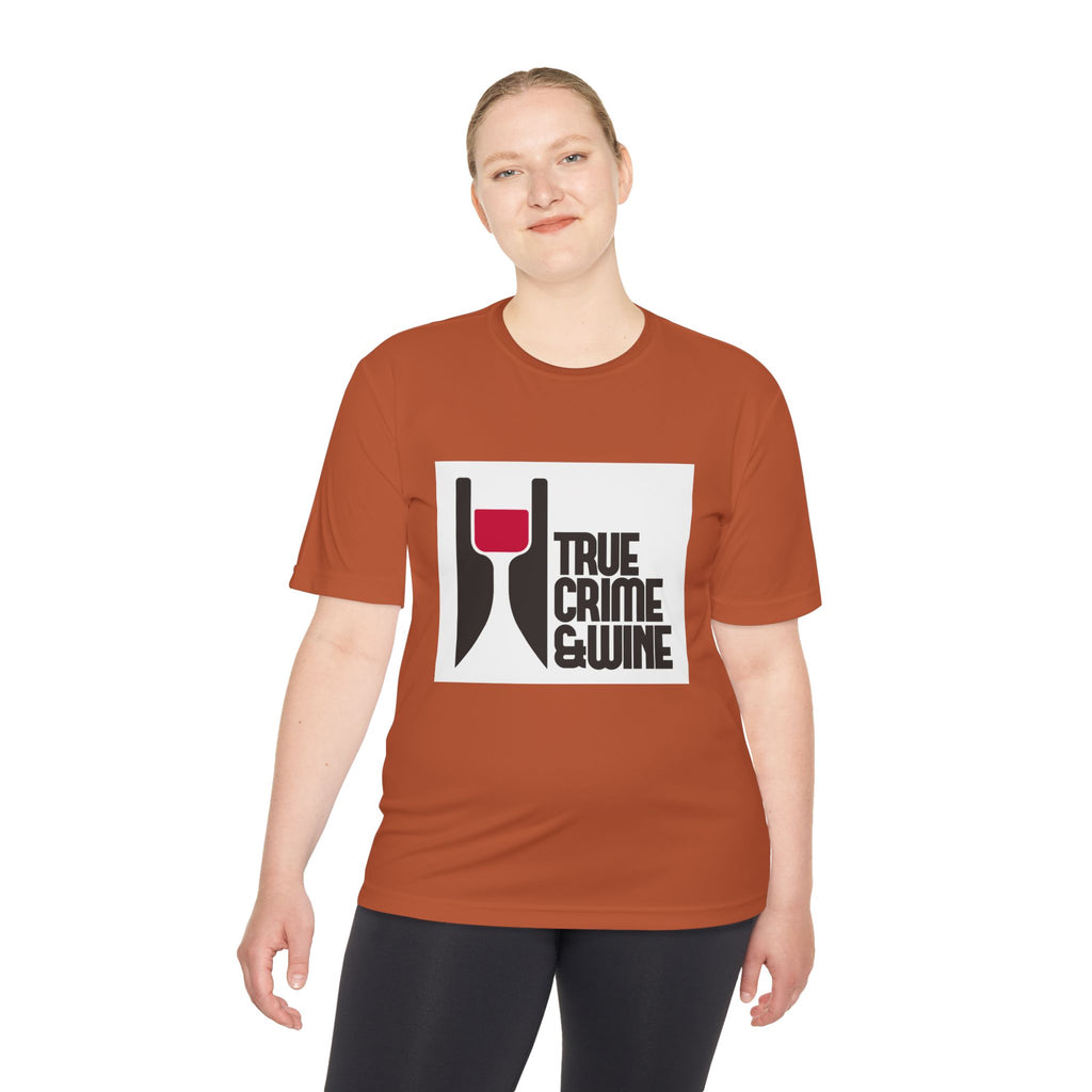 True Crime & Wine Unisex Moisture Wicking Tee, Perfect for True Crime Lovers, Wine Enthusiasts, Gifts for Friends, Casual Wear, Date [...]