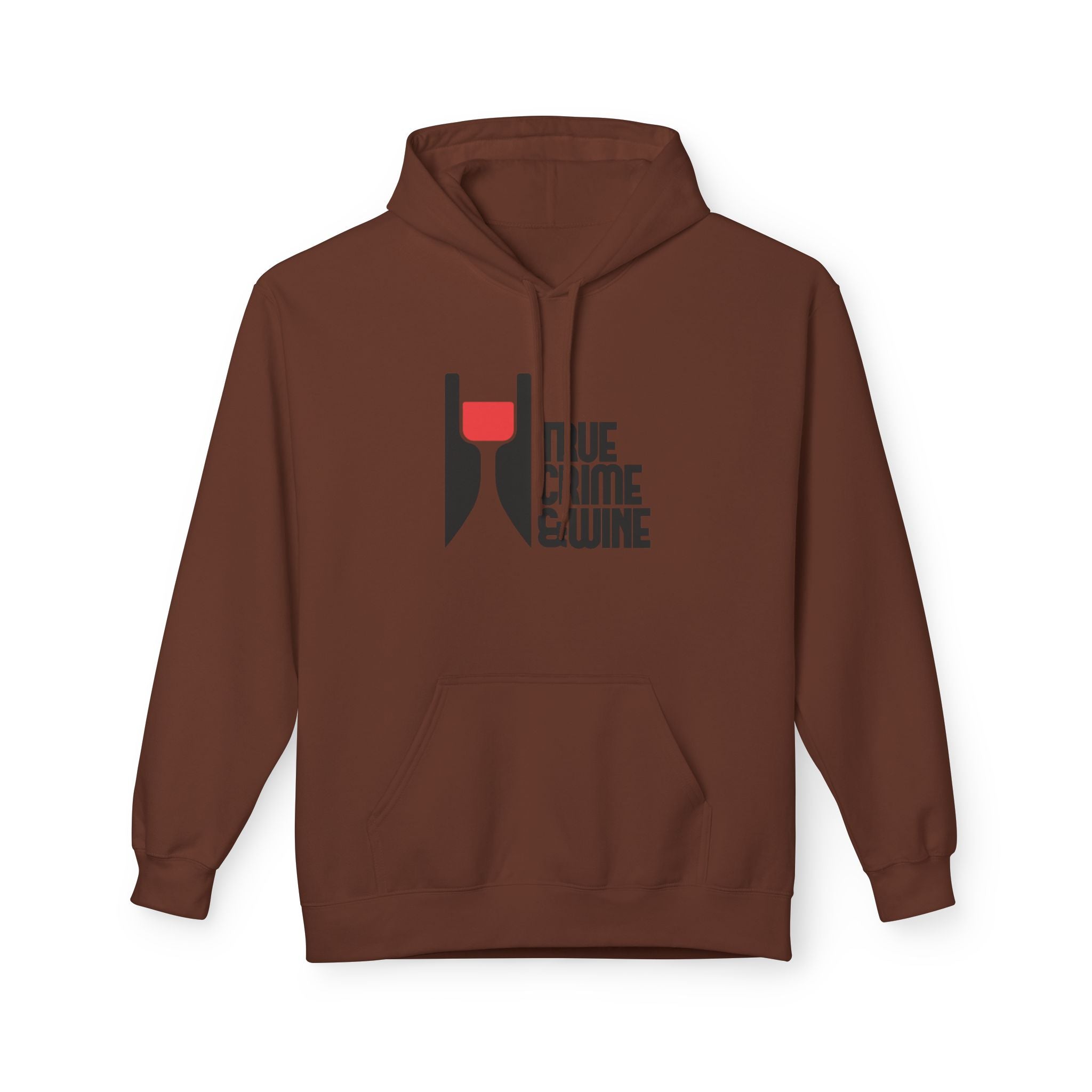True Crime & Wine Hoodie - Cozy Unisex Fleece Sweatshirt for Wine Lovers, Perfect Gift for True Crime Fans, Casual Wear, Wine Night, [...]