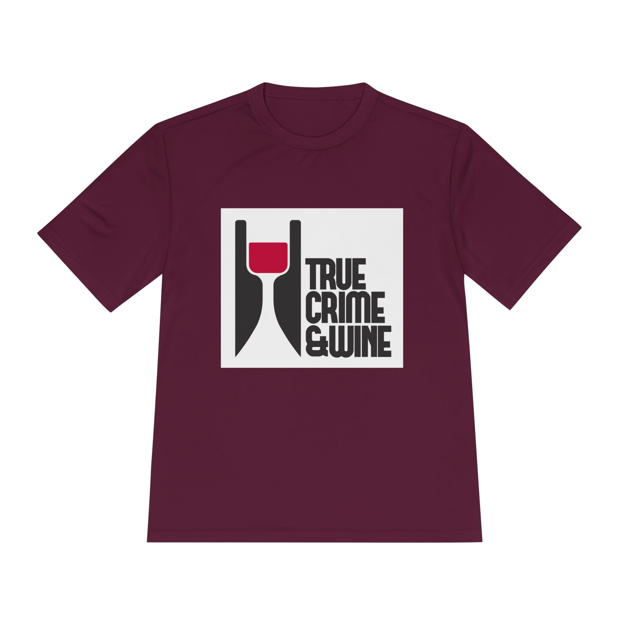 True Crime & Wine Unisex Moisture Wicking Tee, Perfect for True Crime Lovers, Wine Enthusiasts, Gifts for Friends, Casual Wear, Date [...]