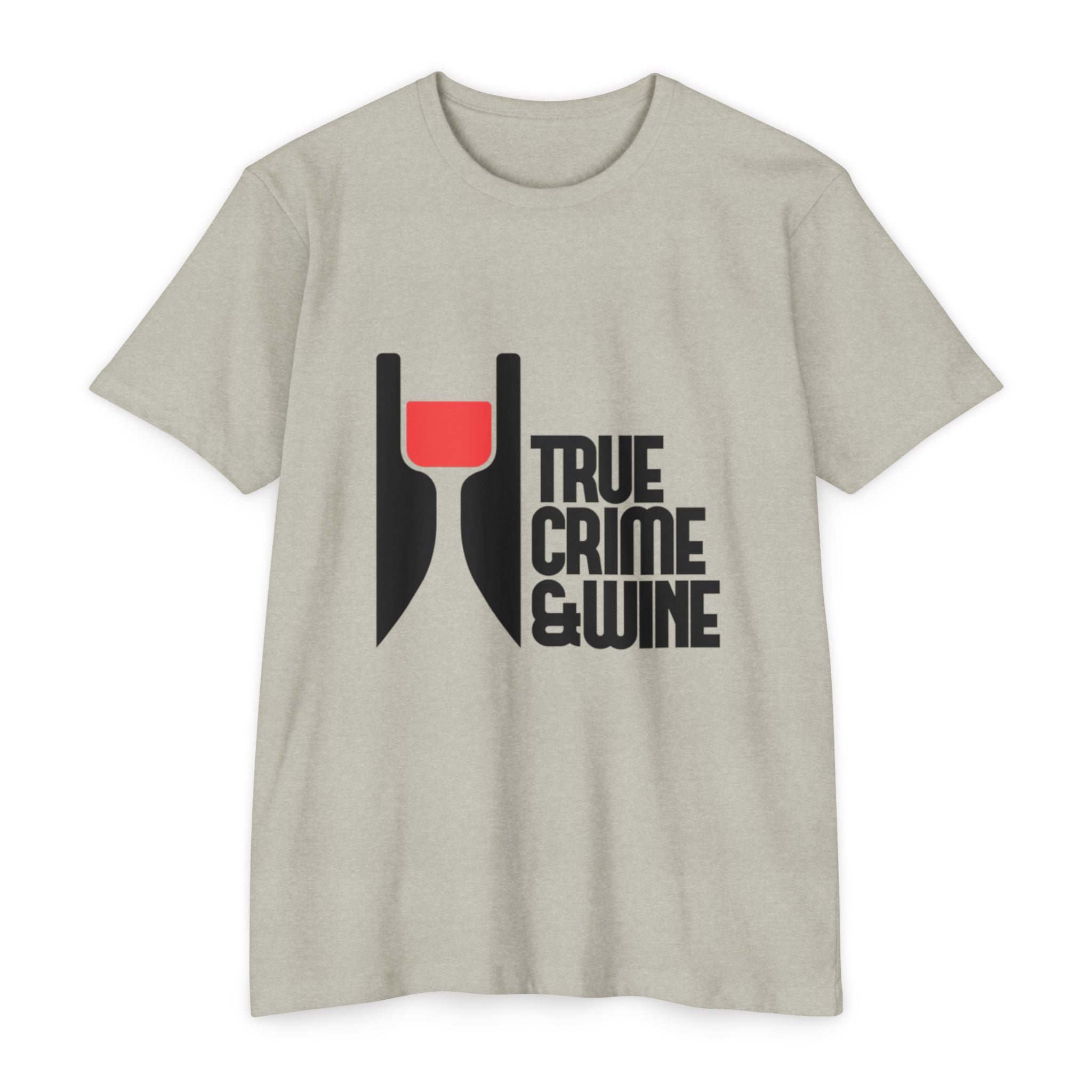 True Crime & Wine Unisex CVC Jersey T-Shirt