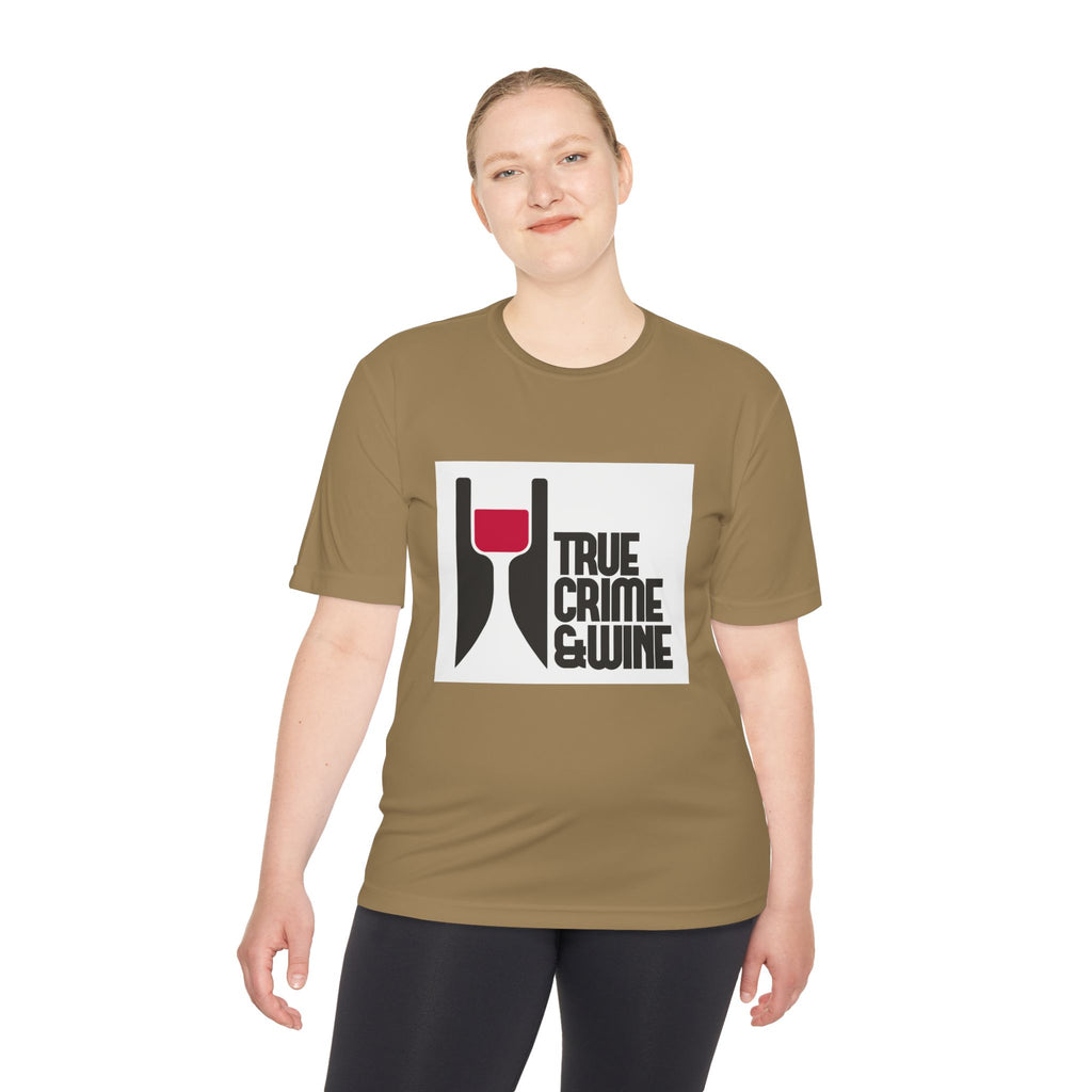 True Crime & Wine Unisex Moisture Wicking Tee, Perfect for True Crime Lovers, Wine Enthusiasts, Gifts for Friends, Casual Wear, Date [...]